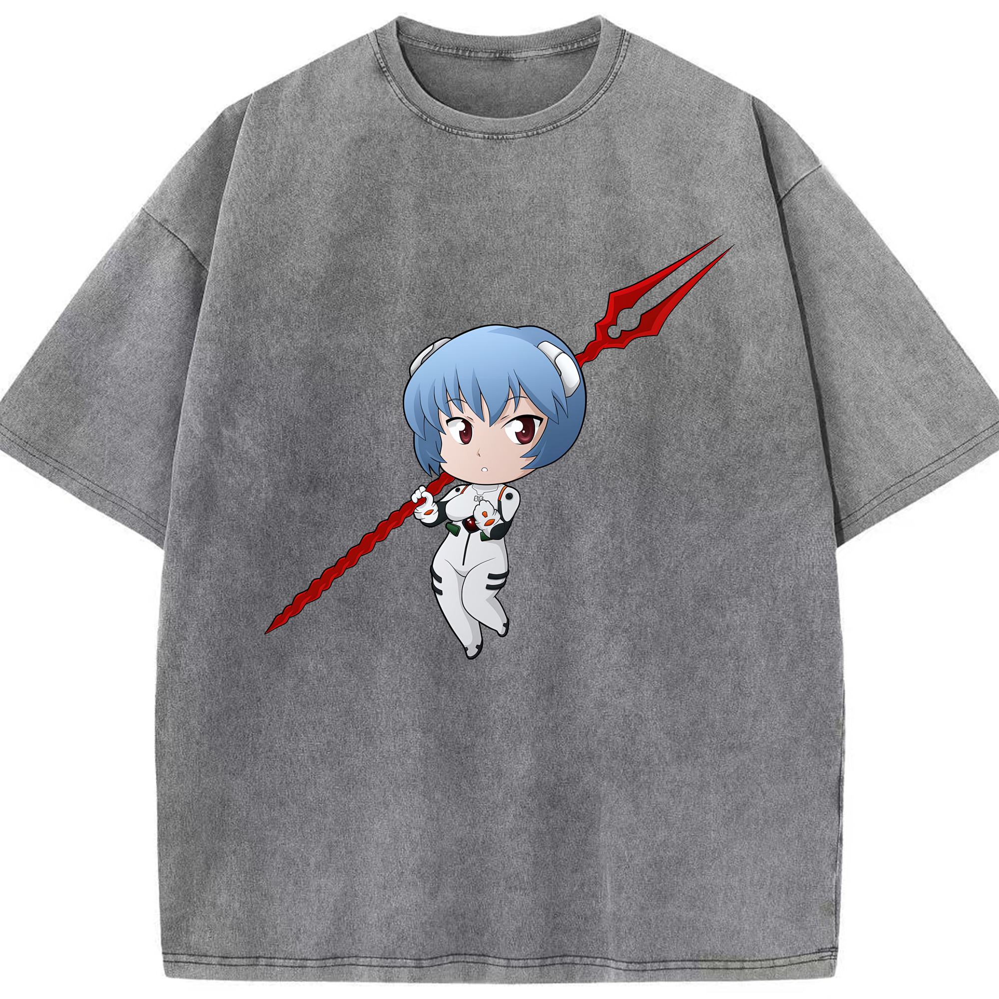 （画像用） EVA 新世紀エヴァンゲリオン 綿100% ヴィンテージ風 半袖Tシャツ（フロントプリント）
