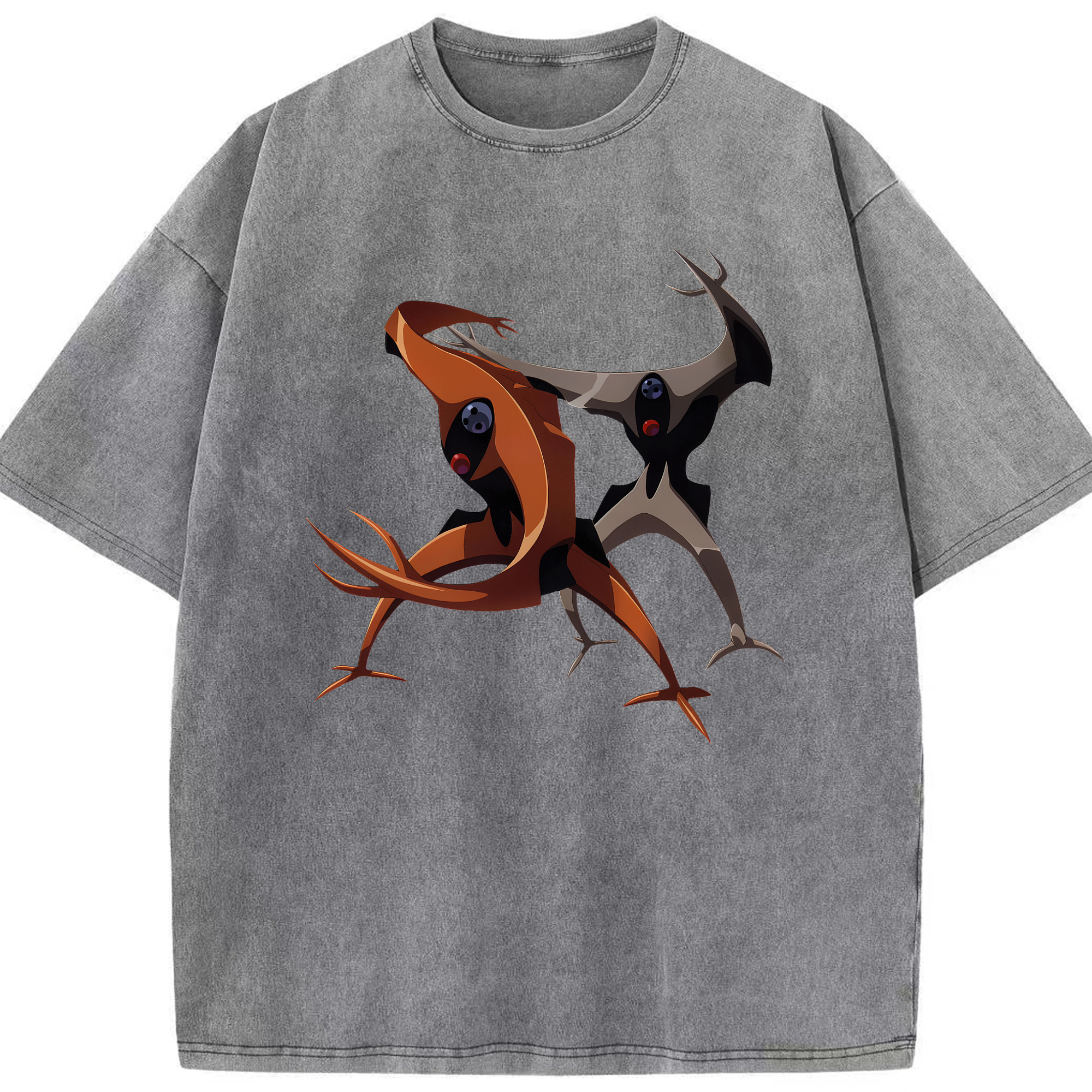 （画像用） EVA 新世紀エヴァンゲリオン 綿100% ヴィンテージ風 半袖Tシャツ（フロントプリント）