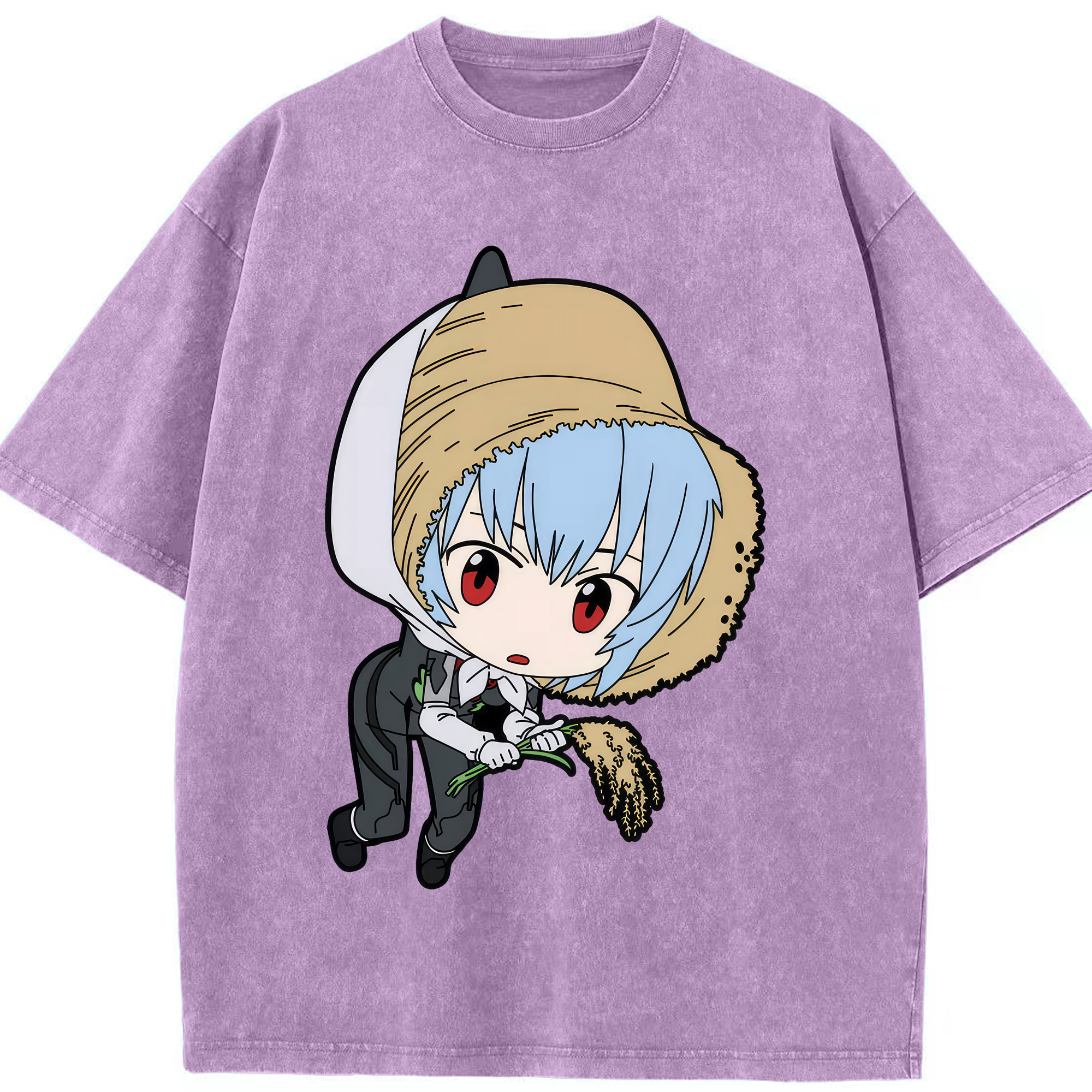 （画像用） EVA 新世紀エヴァンゲリオン 綿100% ヴィンテージ風 半袖Tシャツ（フロントプリント）