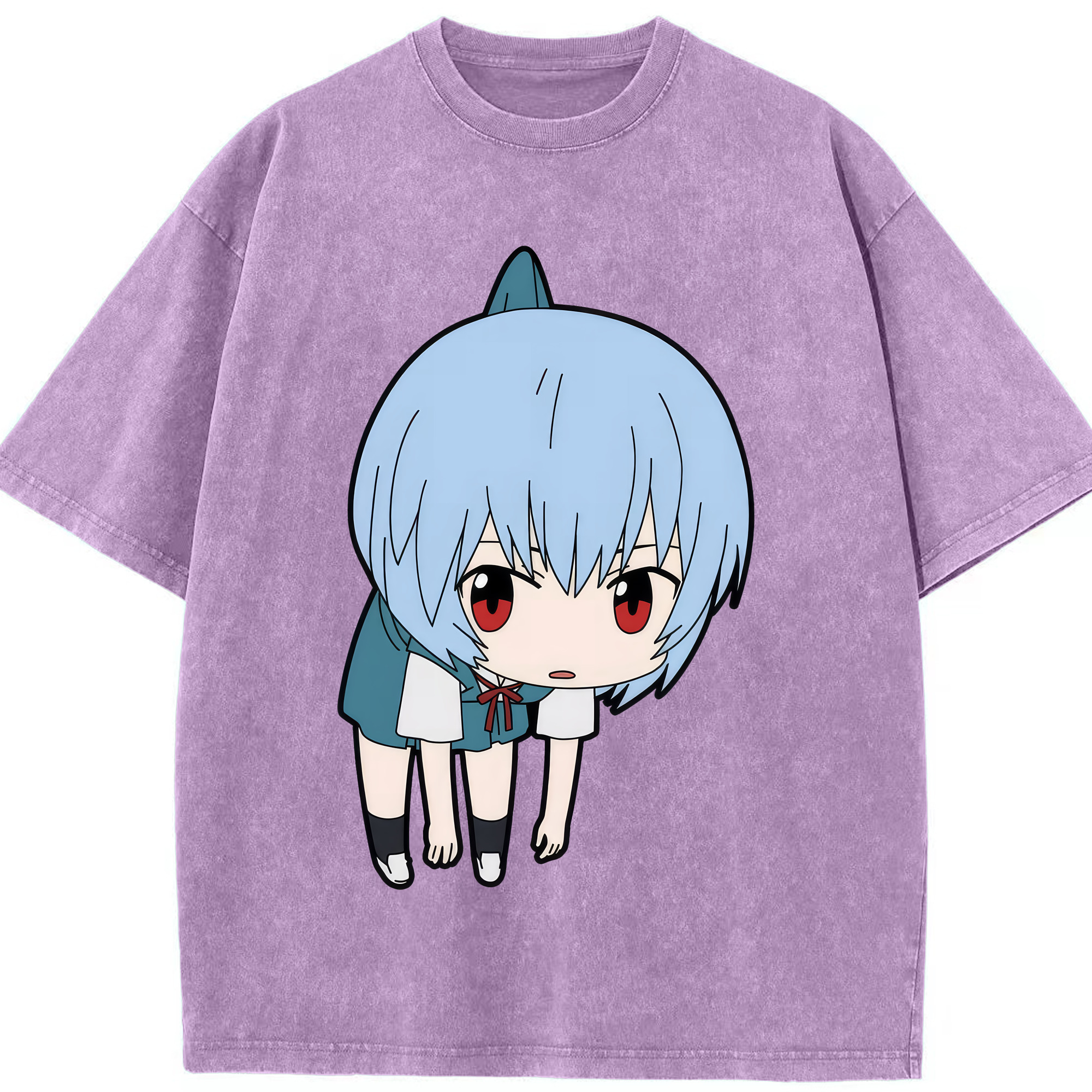 （画像用） EVA 新世紀エヴァンゲリオン 綿100% ヴィンテージ風 半袖Tシャツ（フロントプリント）