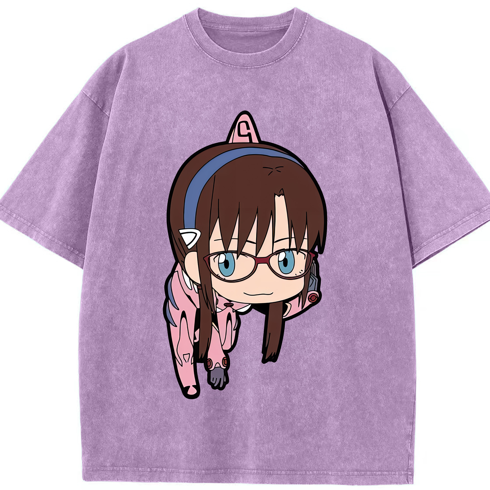 （画像用） EVA 新世紀エヴァンゲリオン 綿100% ヴィンテージ風 半袖Tシャツ（フロントプリント）