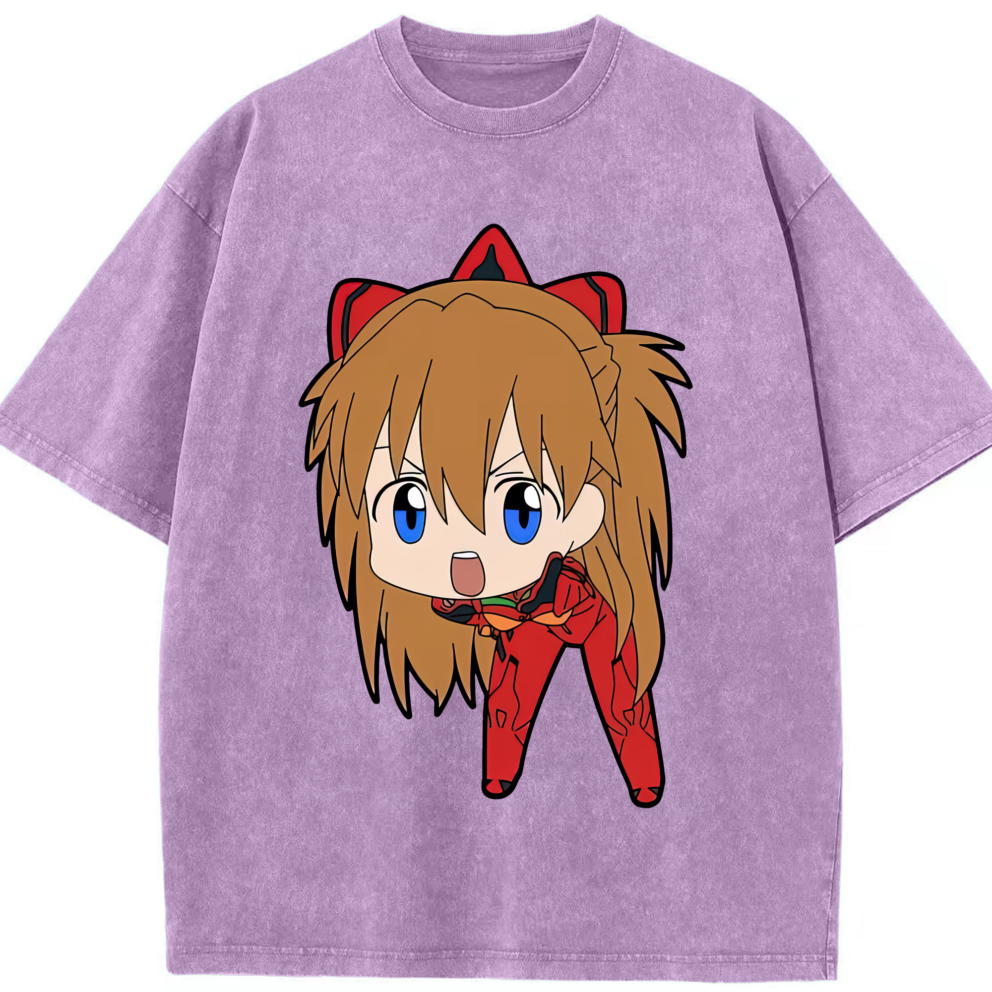 （画像用） EVA 新世紀エヴァンゲリオン 綿100% ヴィンテージ風 半袖Tシャツ（フロントプリント）