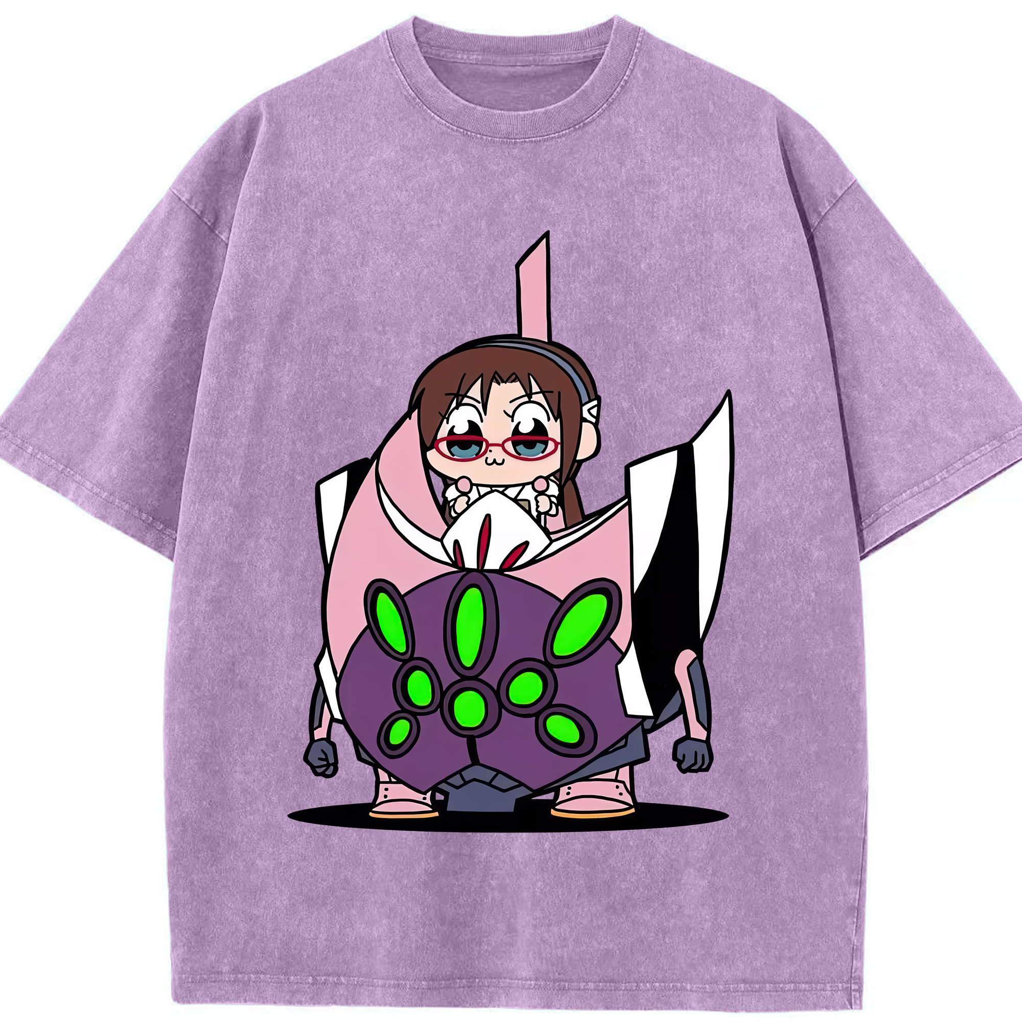 （画像用） EVA 新世紀エヴァンゲリオン 綿100% ヴィンテージ風 半袖Tシャツ（フロントプリント）