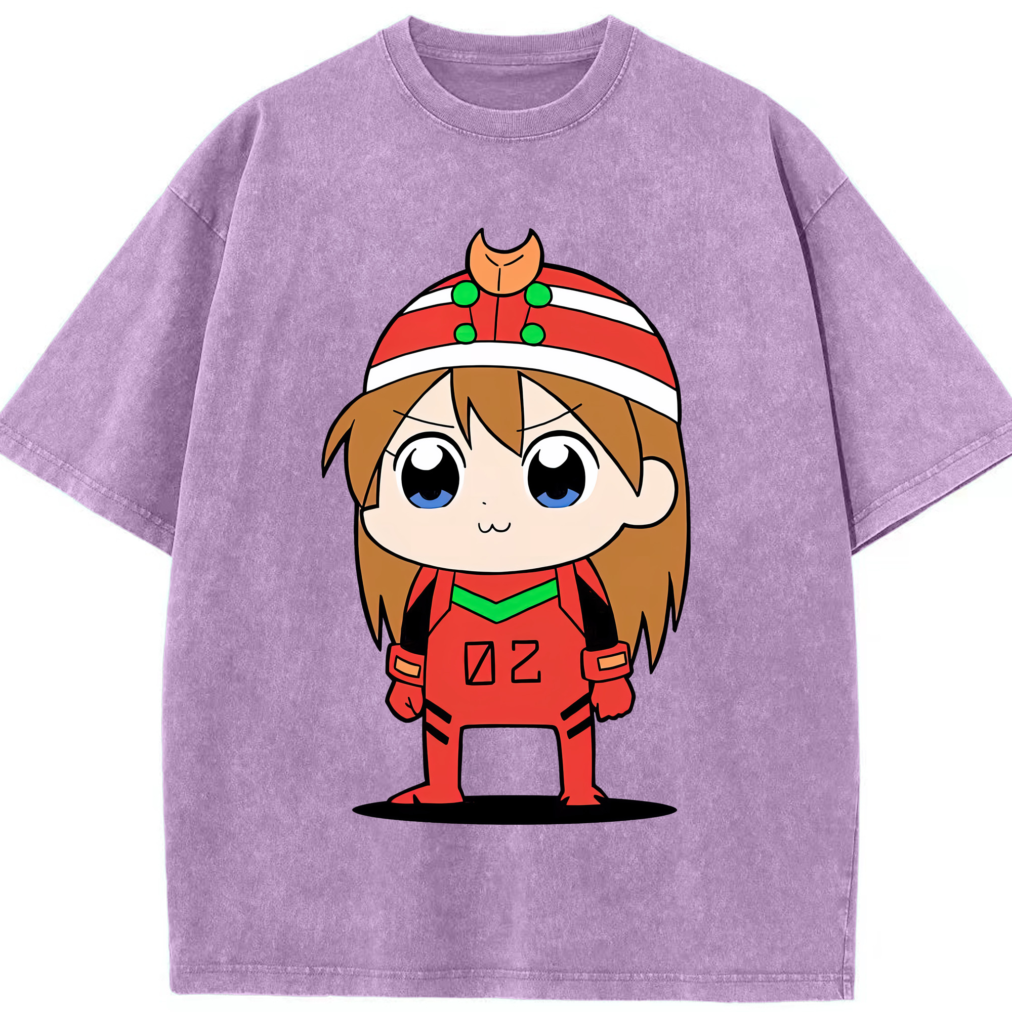 （画像用） EVA 新世紀エヴァンゲリオン 綿100% ヴィンテージ風 半袖Tシャツ（フロントプリント）