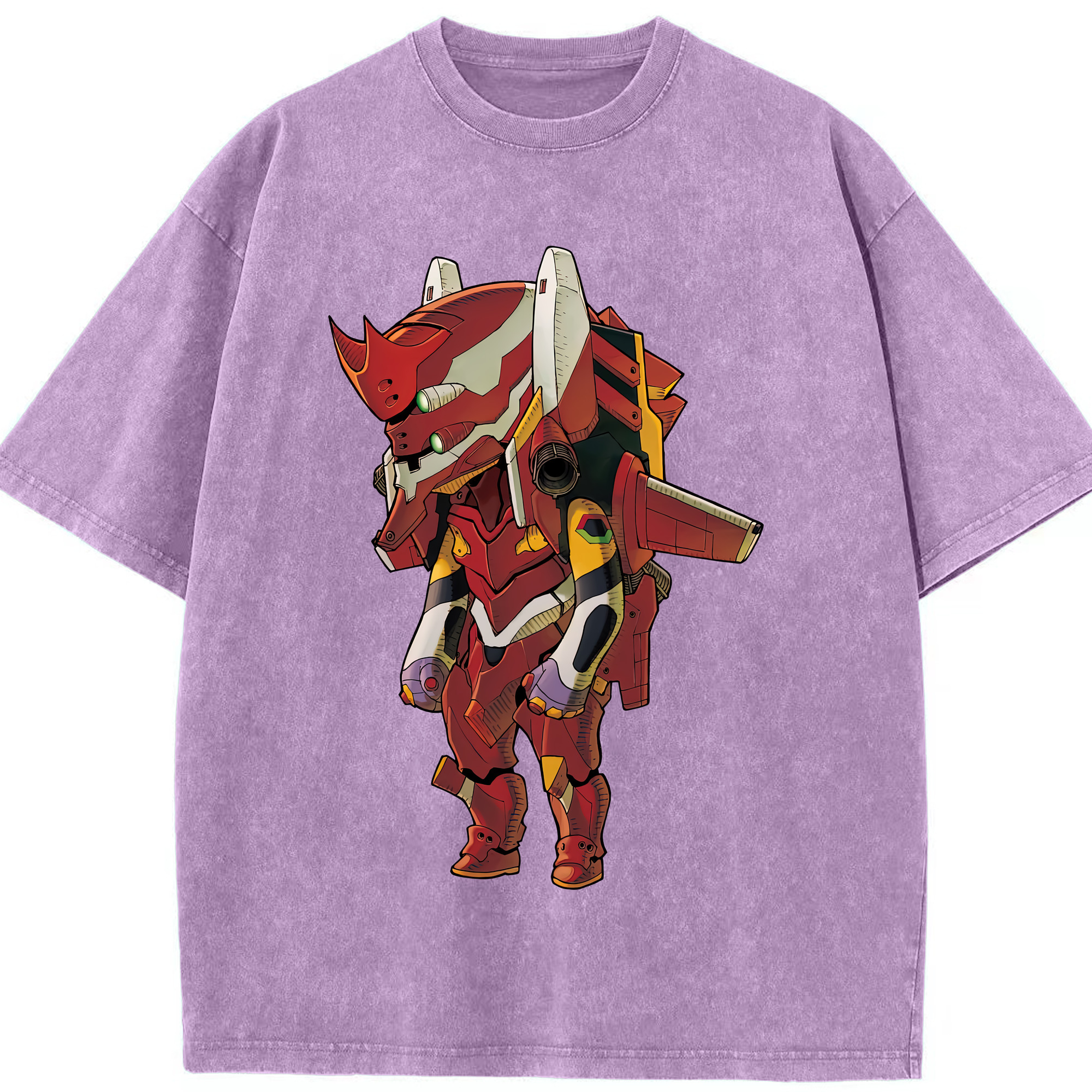 （画像用） EVA 新世紀エヴァンゲリオン 綿100% ヴィンテージ風 半袖Tシャツ（フロントプリント）