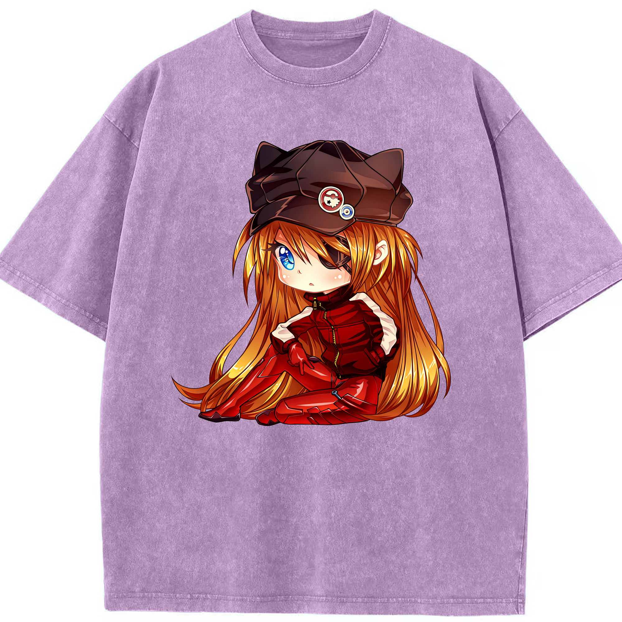 （画像用） EVA 新世紀エヴァンゲリオン 綿100% ヴィンテージ風 半袖Tシャツ（フロントプリント）