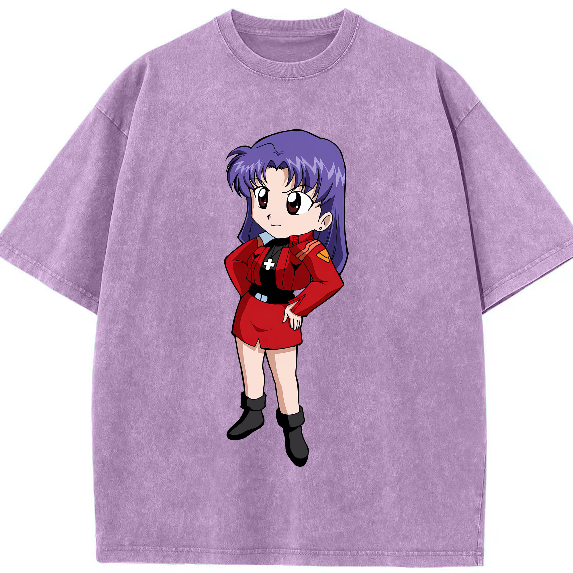 （画像用） EVA 新世紀エヴァンゲリオン 綿100% ヴィンテージ風 半袖Tシャツ（フロントプリント）