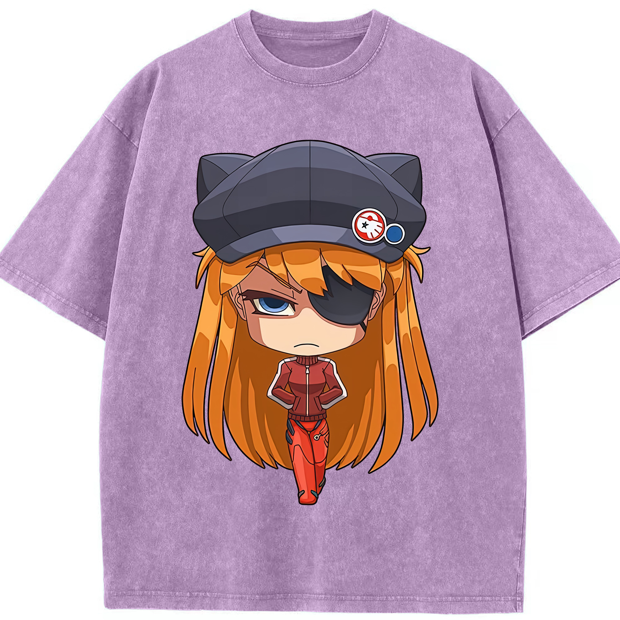 （画像用） EVA 新世紀エヴァンゲリオン 綿100% ヴィンテージ風 半袖Tシャツ（フロントプリント）