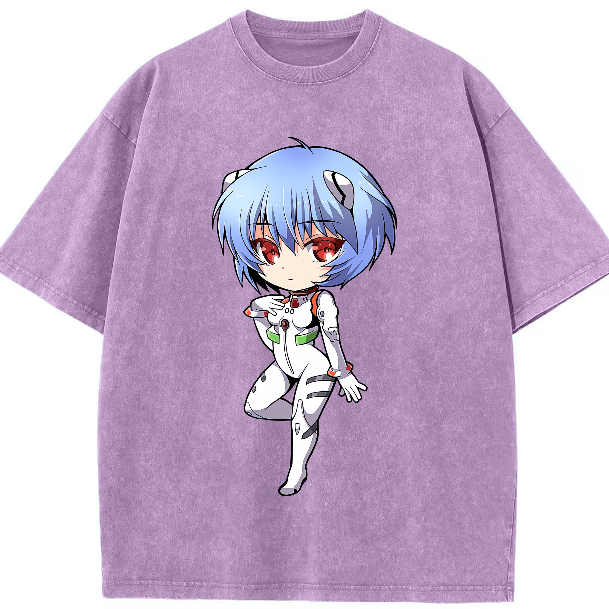 （画像用） EVA 新世紀エヴァンゲリオン 綿100% ヴィンテージ風 半袖Tシャツ（フロントプリント）