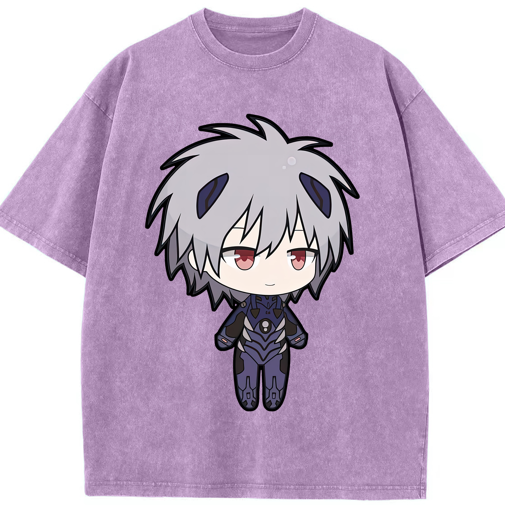 （画像用） EVA 新世紀エヴァンゲリオン 綿100% ヴィンテージ風 半袖Tシャツ（フロントプリント）