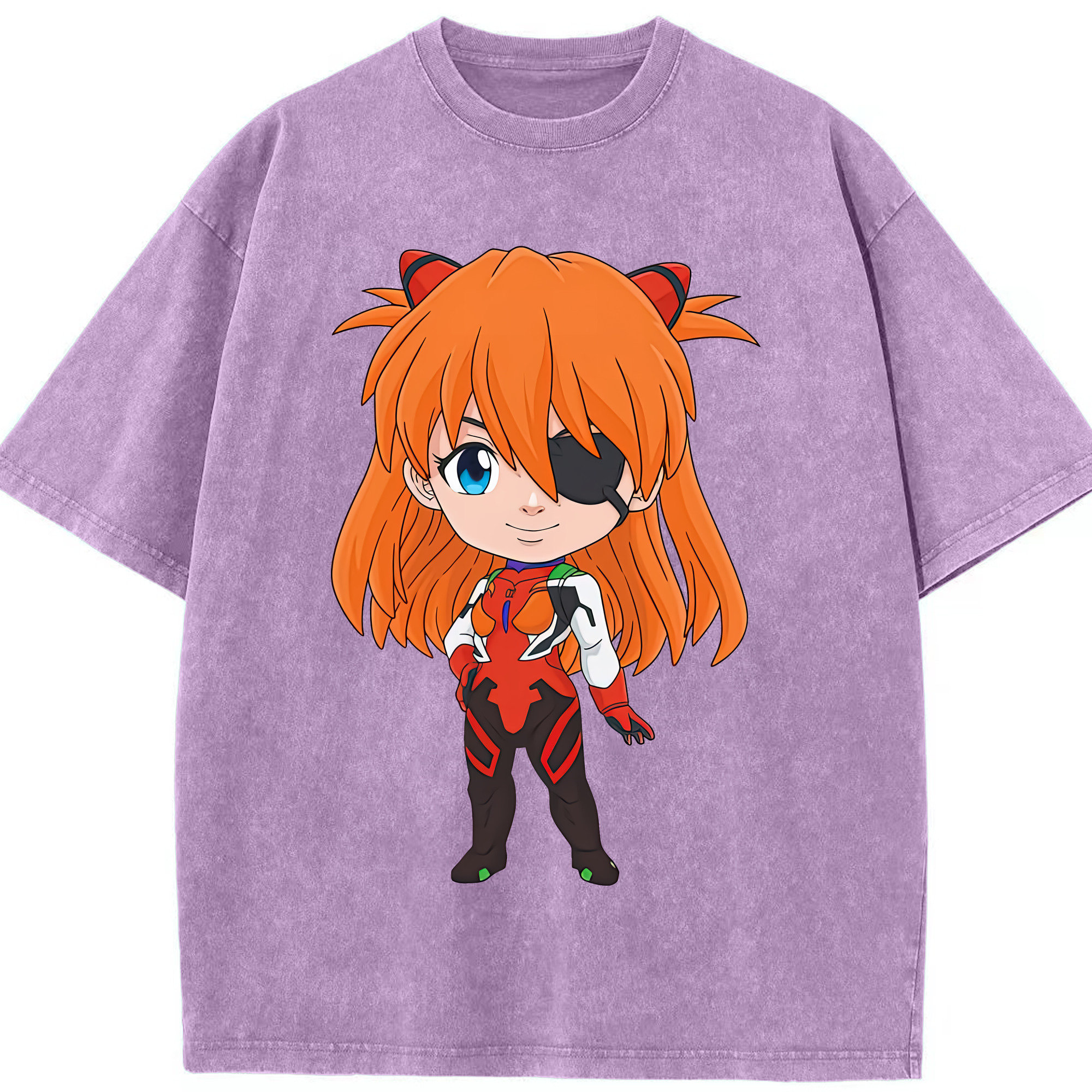 （画像用） EVA 新世紀エヴァンゲリオン 綿100% ヴィンテージ風 半袖Tシャツ（フロントプリント）