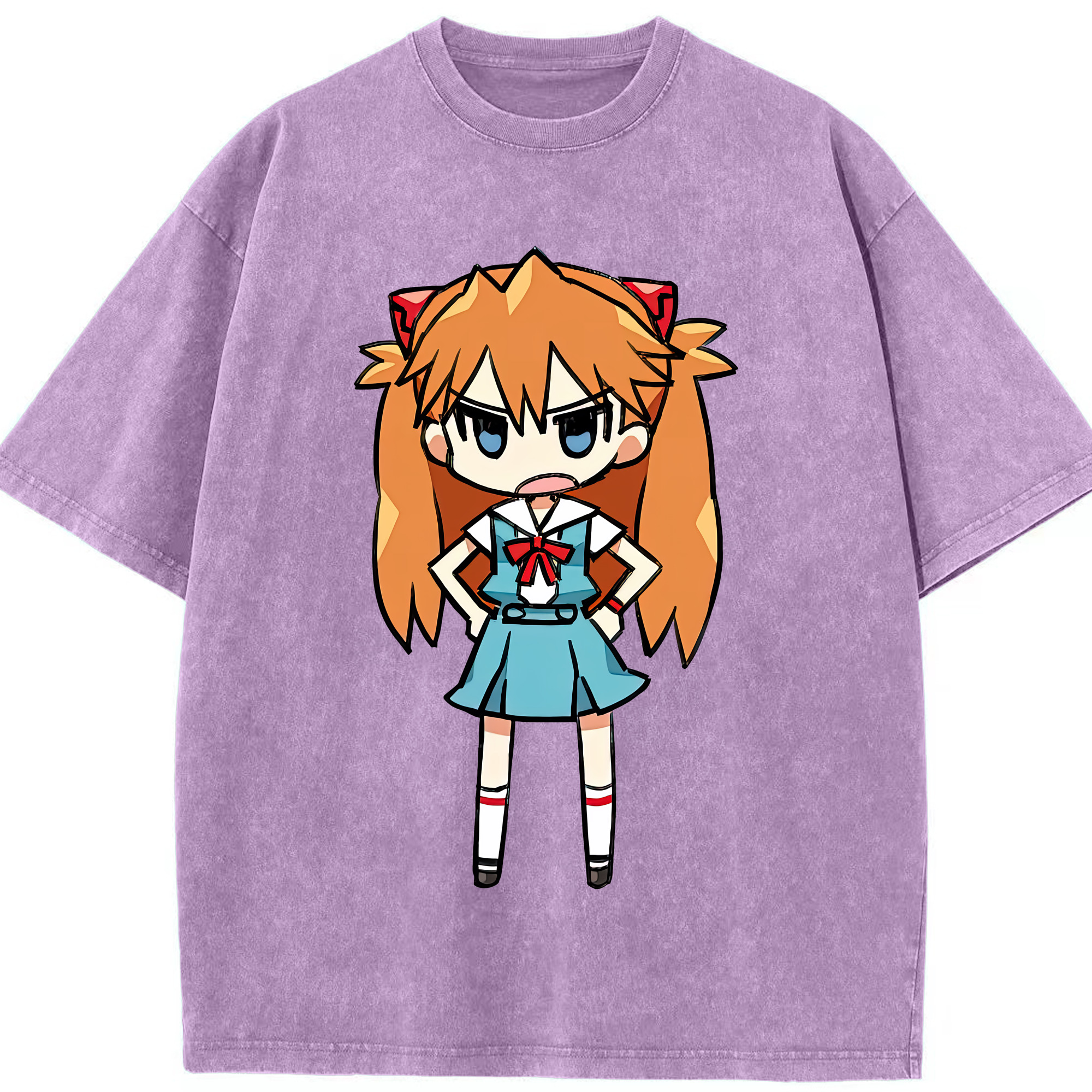 （画像用） EVA 新世紀エヴァンゲリオン 綿100% ヴィンテージ風 半袖Tシャツ（フロントプリント）