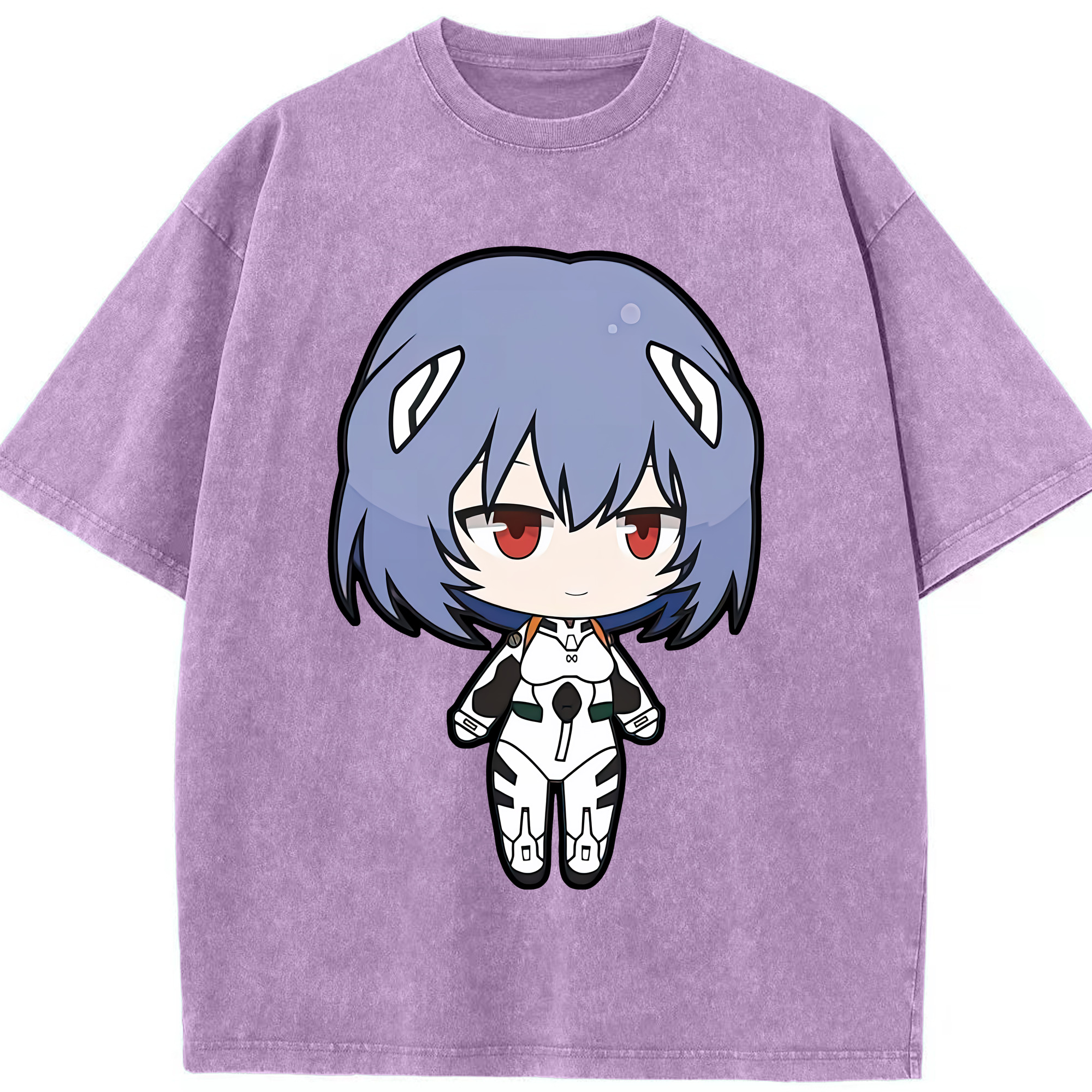 （画像用） EVA 新世紀エヴァンゲリオン 綿100% ヴィンテージ風 半袖Tシャツ（フロントプリント）