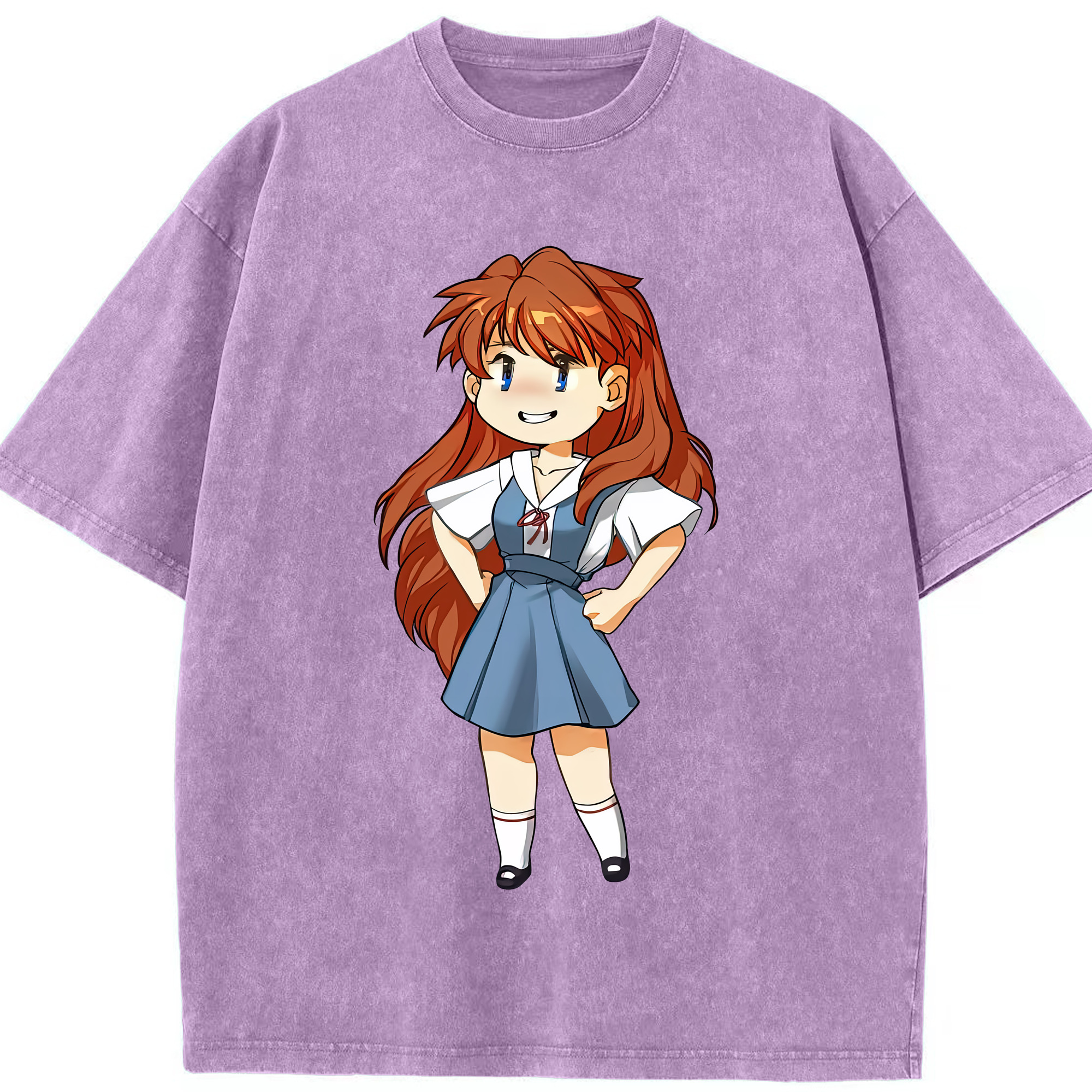 （画像用） EVA 新世紀エヴァンゲリオン 綿100% ヴィンテージ風 半袖Tシャツ（フロントプリント）