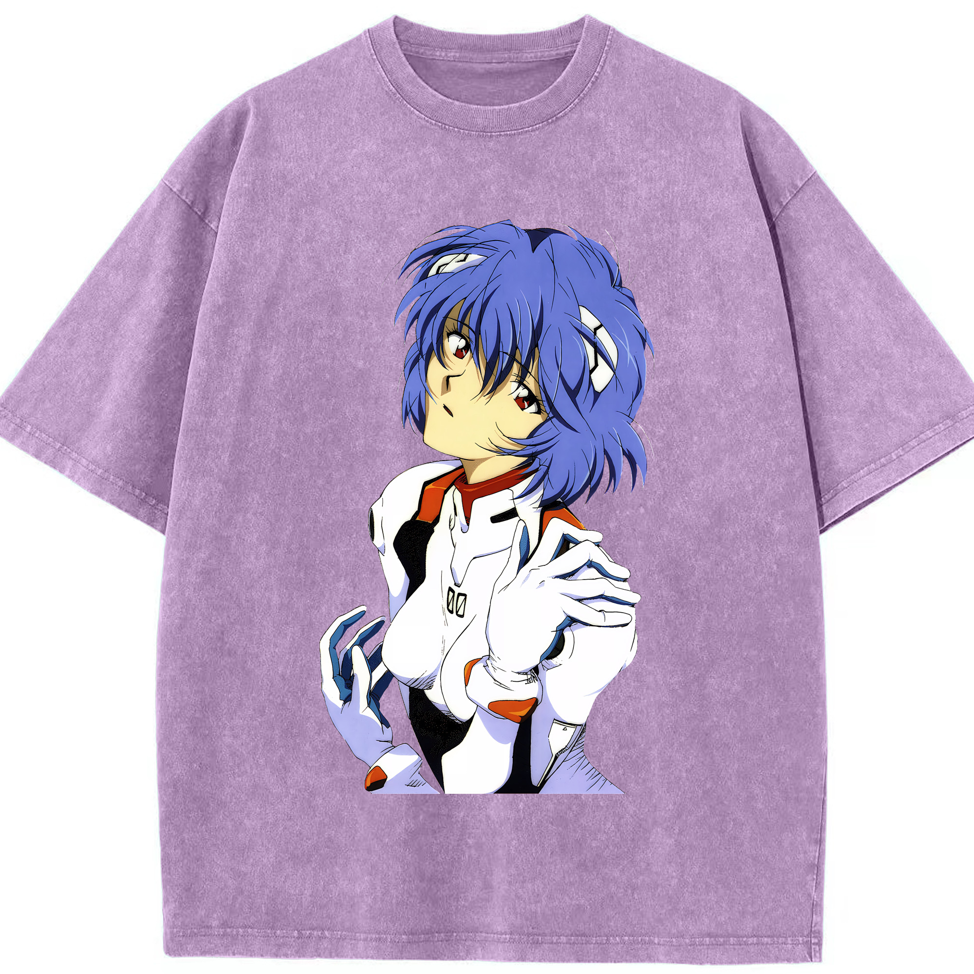 （画像用） EVA 新世紀エヴァンゲリオン 綿100% ヴィンテージ風 半袖Tシャツ（フロントプリント）