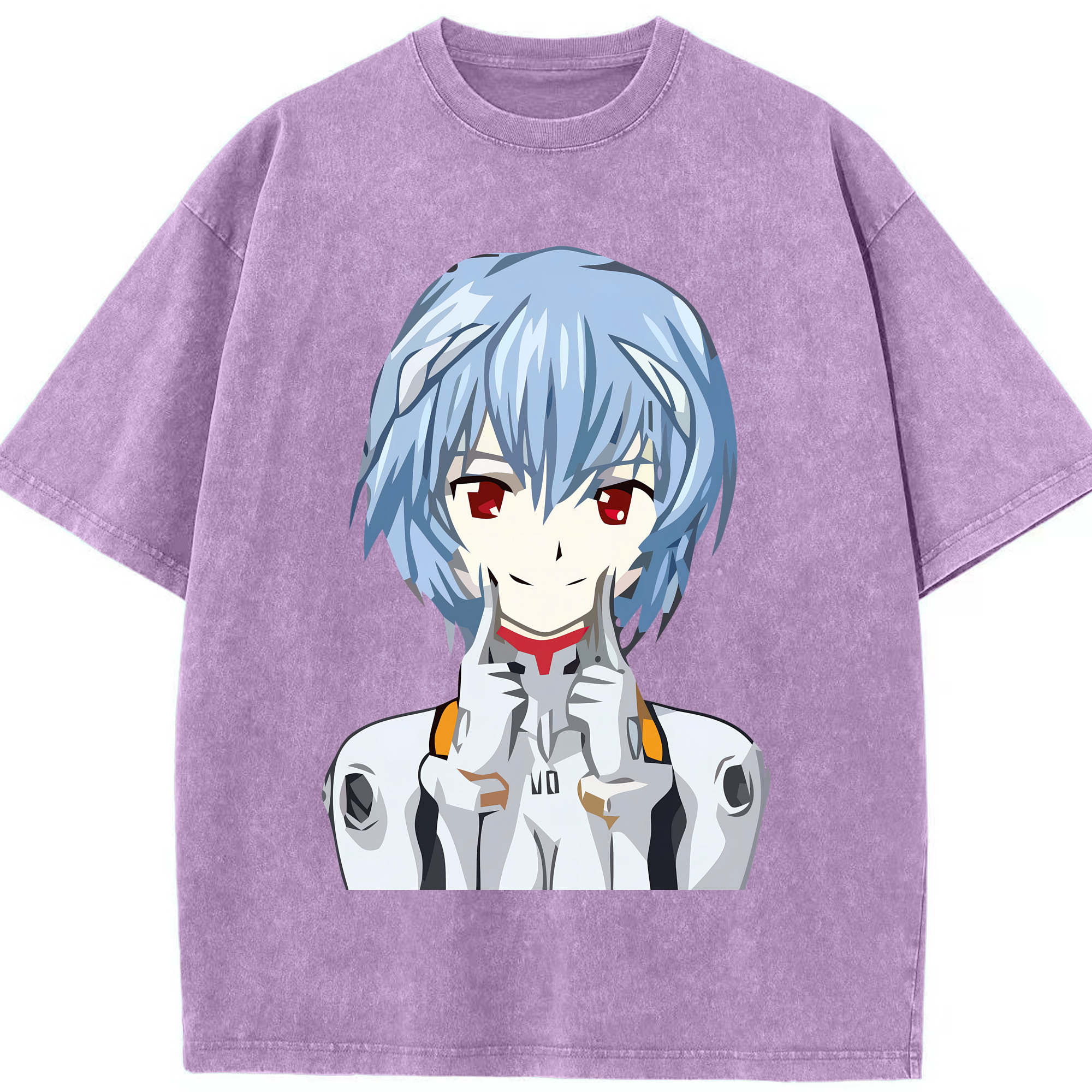 （画像用） EVA 新世紀エヴァンゲリオン 綿100% ヴィンテージ風 半袖Tシャツ（フロントプリント）
