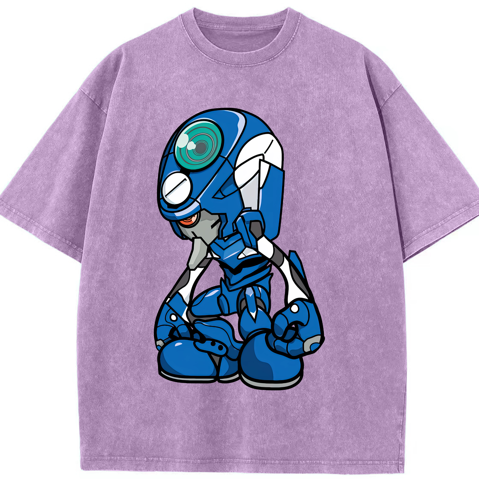 （画像用） EVA 新世紀エヴァンゲリオン 綿100% ヴィンテージ風 半袖Tシャツ（フロントプリント）