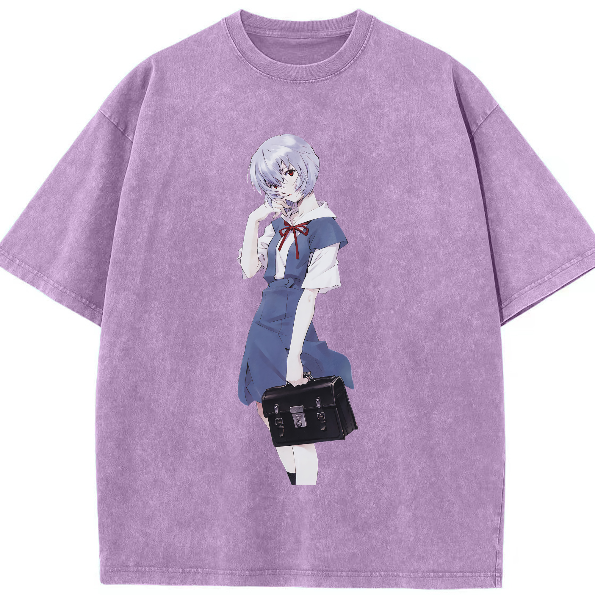 （画像用） EVA 新世紀エヴァンゲリオン 綿100% ヴィンテージ風 半袖Tシャツ（フロントプリント）