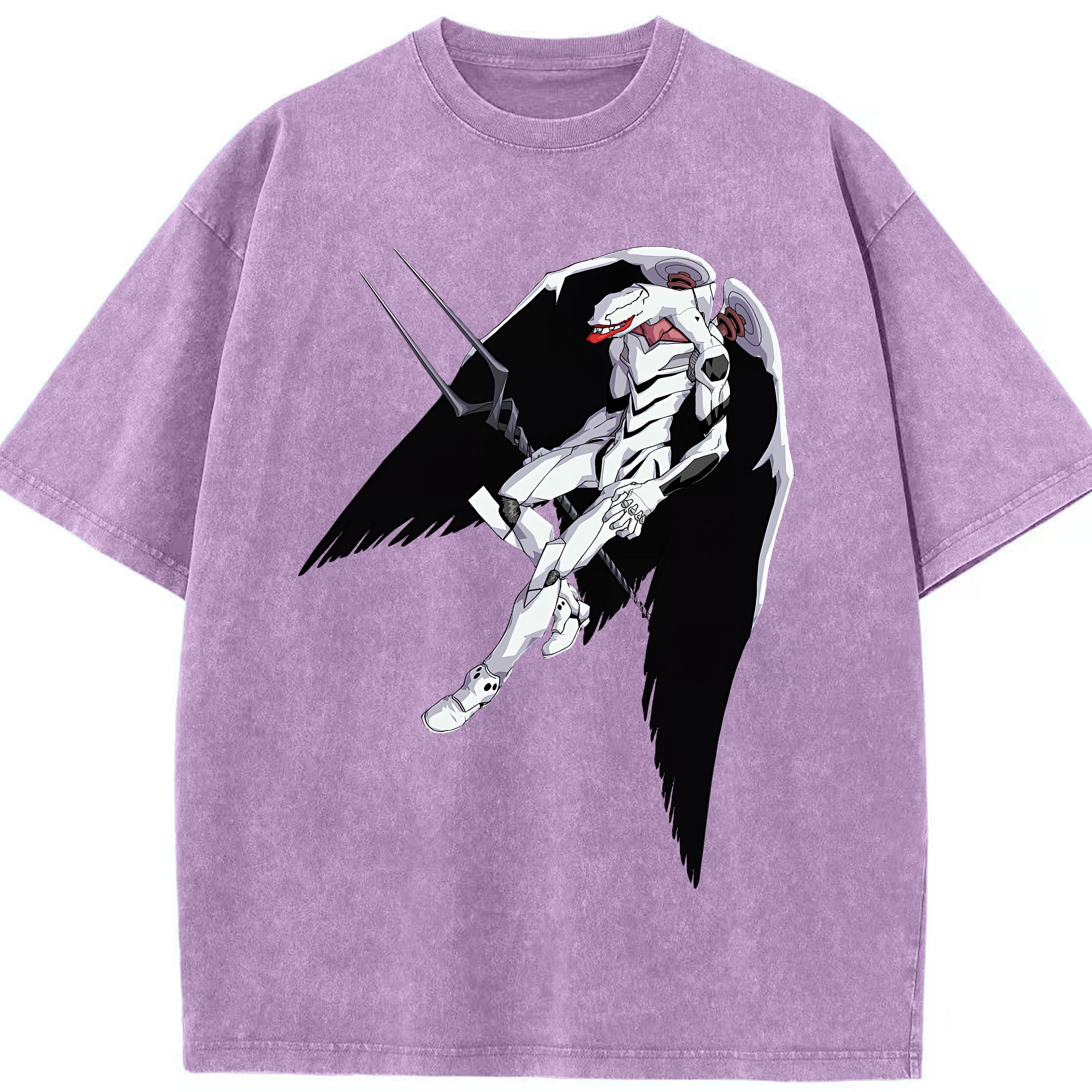 （画像用） EVA 新世紀エヴァンゲリオン 綿100% ヴィンテージ風 半袖Tシャツ（フロントプリント）