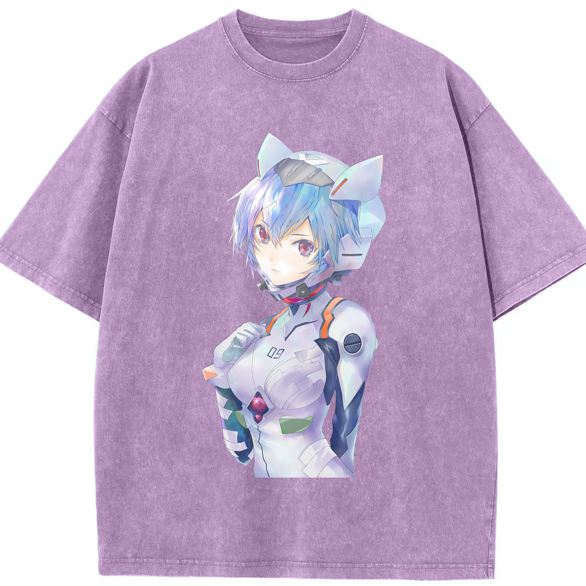 （画像用） EVA 新世紀エヴァンゲリオン 綿100% ヴィンテージ風 半袖Tシャツ（フロントプリント）