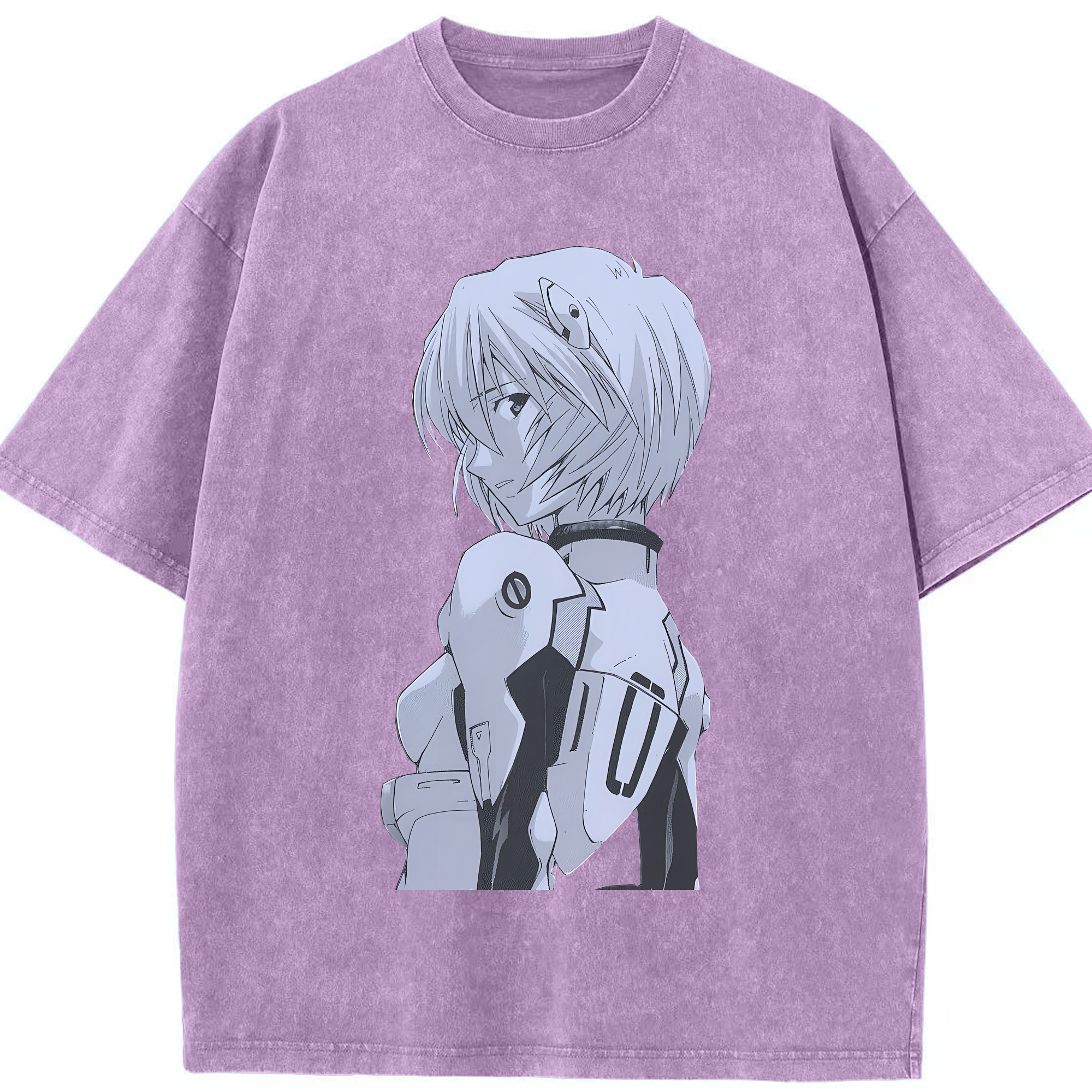 （画像用） EVA 新世紀エヴァンゲリオン 綿100% ヴィンテージ風 半袖Tシャツ（フロントプリント）