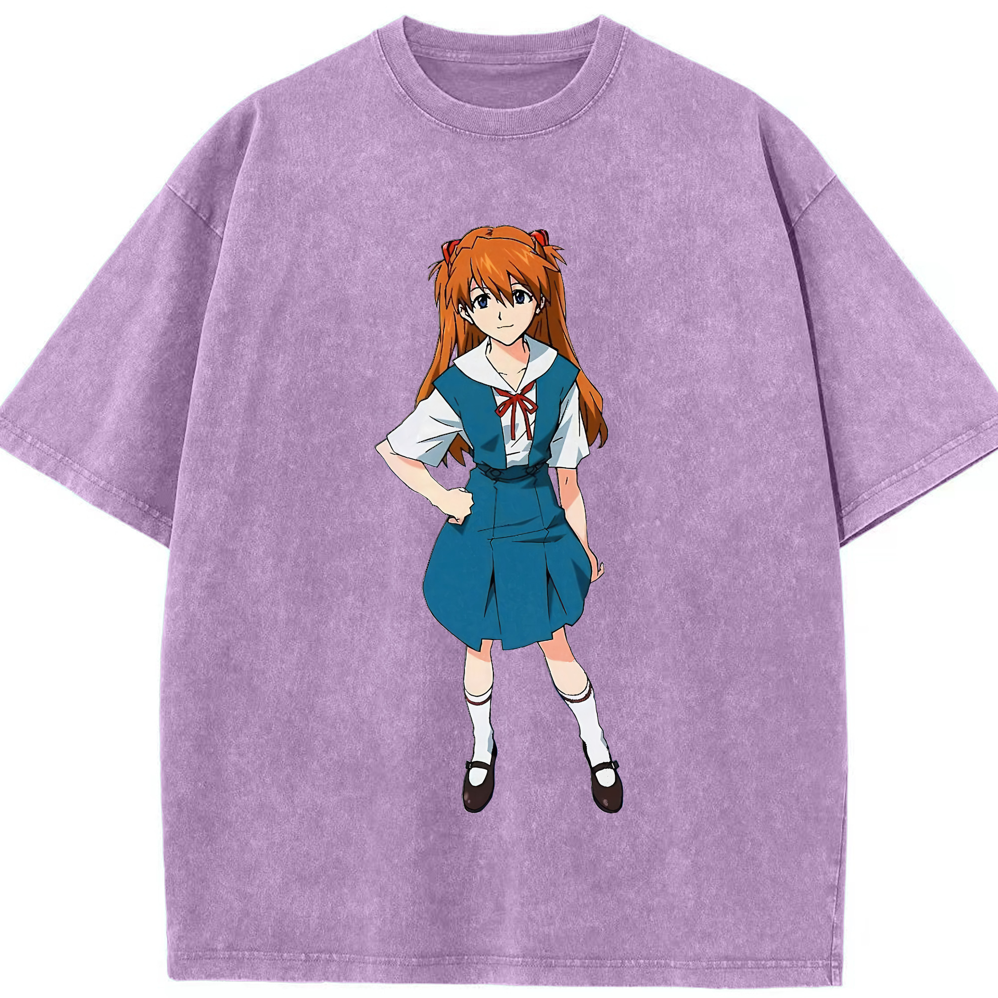 （画像用） EVA 新世紀エヴァンゲリオン 綿100% ヴィンテージ風 半袖Tシャツ（フロントプリント）