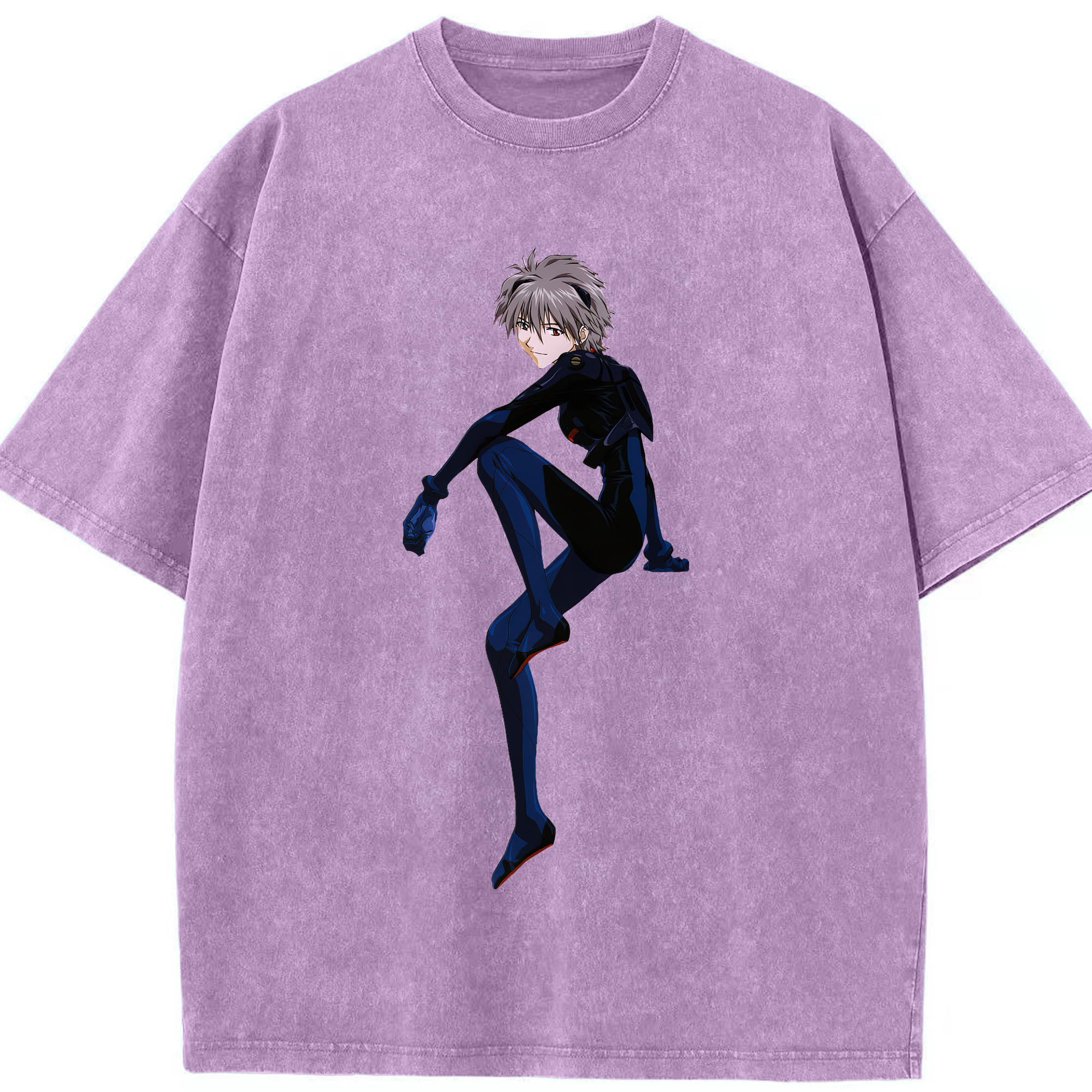 （画像用） EVA 新世紀エヴァンゲリオン 綿100% ヴィンテージ風 半袖Tシャツ（フロントプリント）