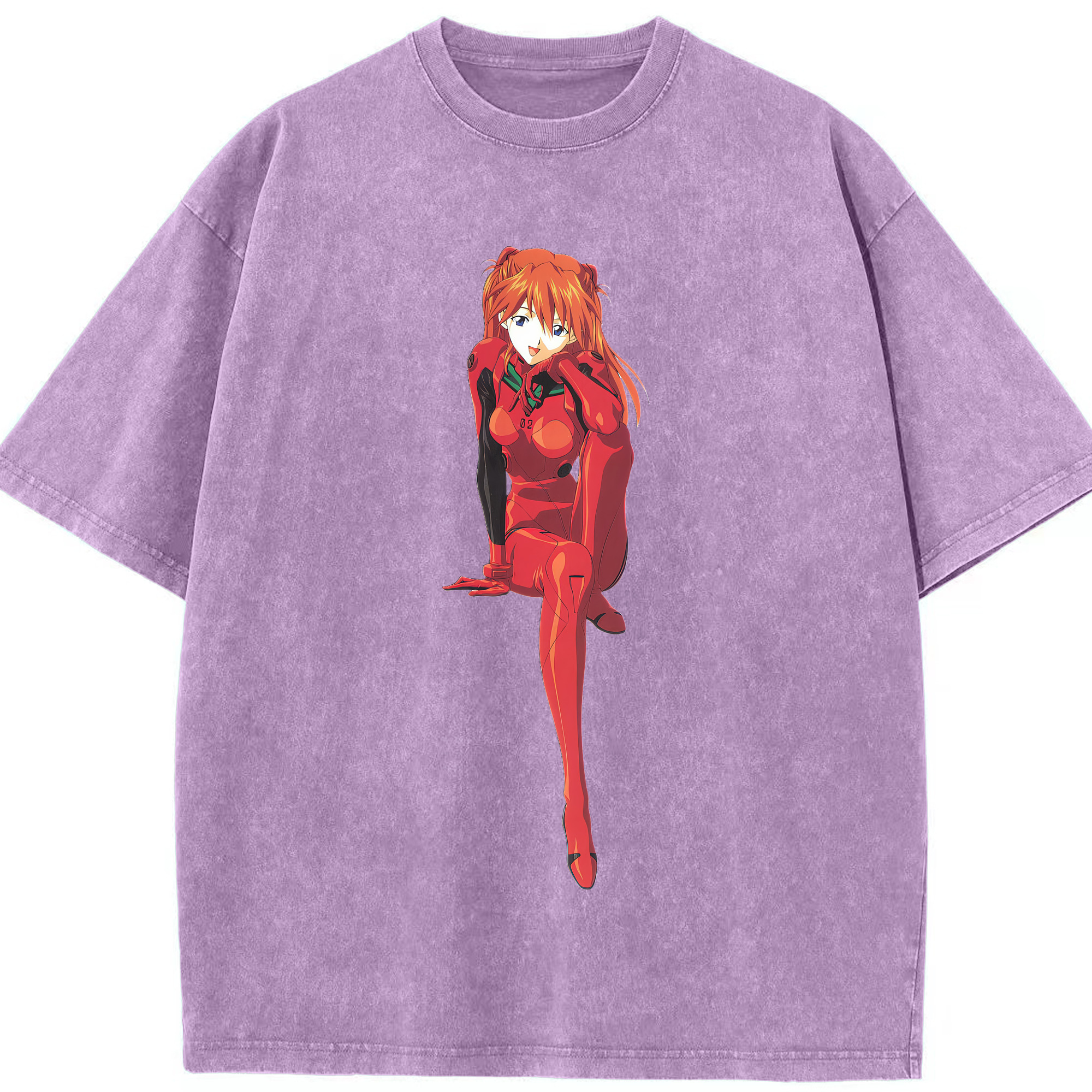 （画像用） EVA 新世紀エヴァンゲリオン 綿100% ヴィンテージ風 半袖Tシャツ（フロントプリント）