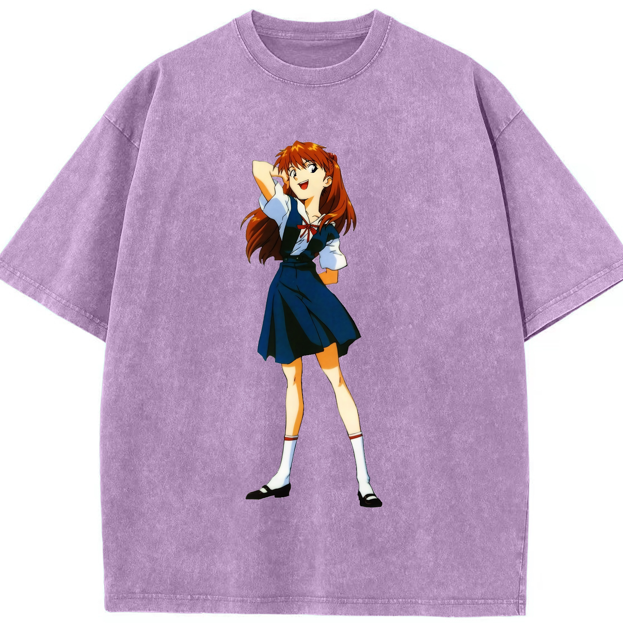 （画像用） EVA 新世紀エヴァンゲリオン 綿100% ヴィンテージ風 半袖Tシャツ（フロントプリント）