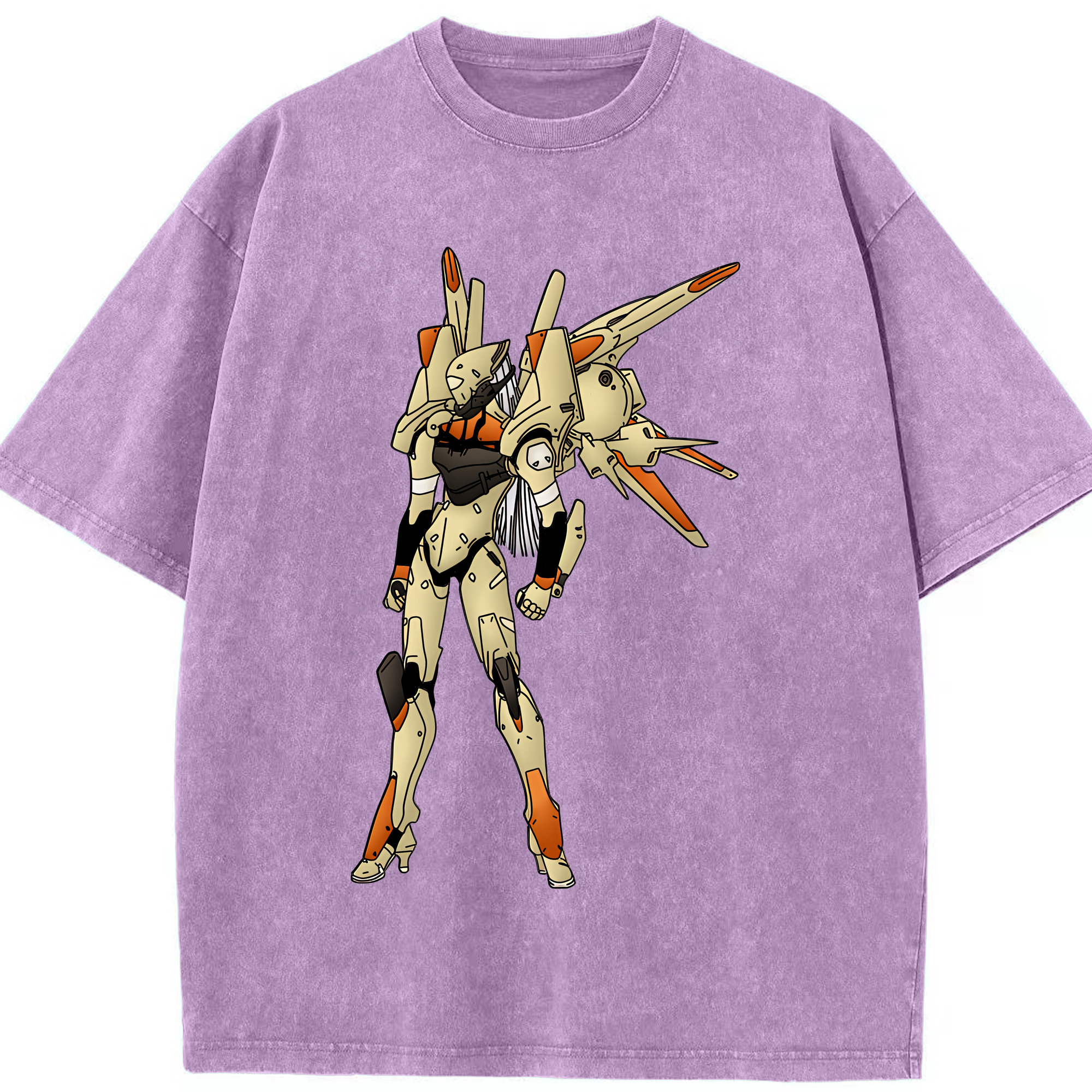 （画像用） EVA 新世紀エヴァンゲリオン 綿100% ヴィンテージ風 半袖Tシャツ（フロントプリント）