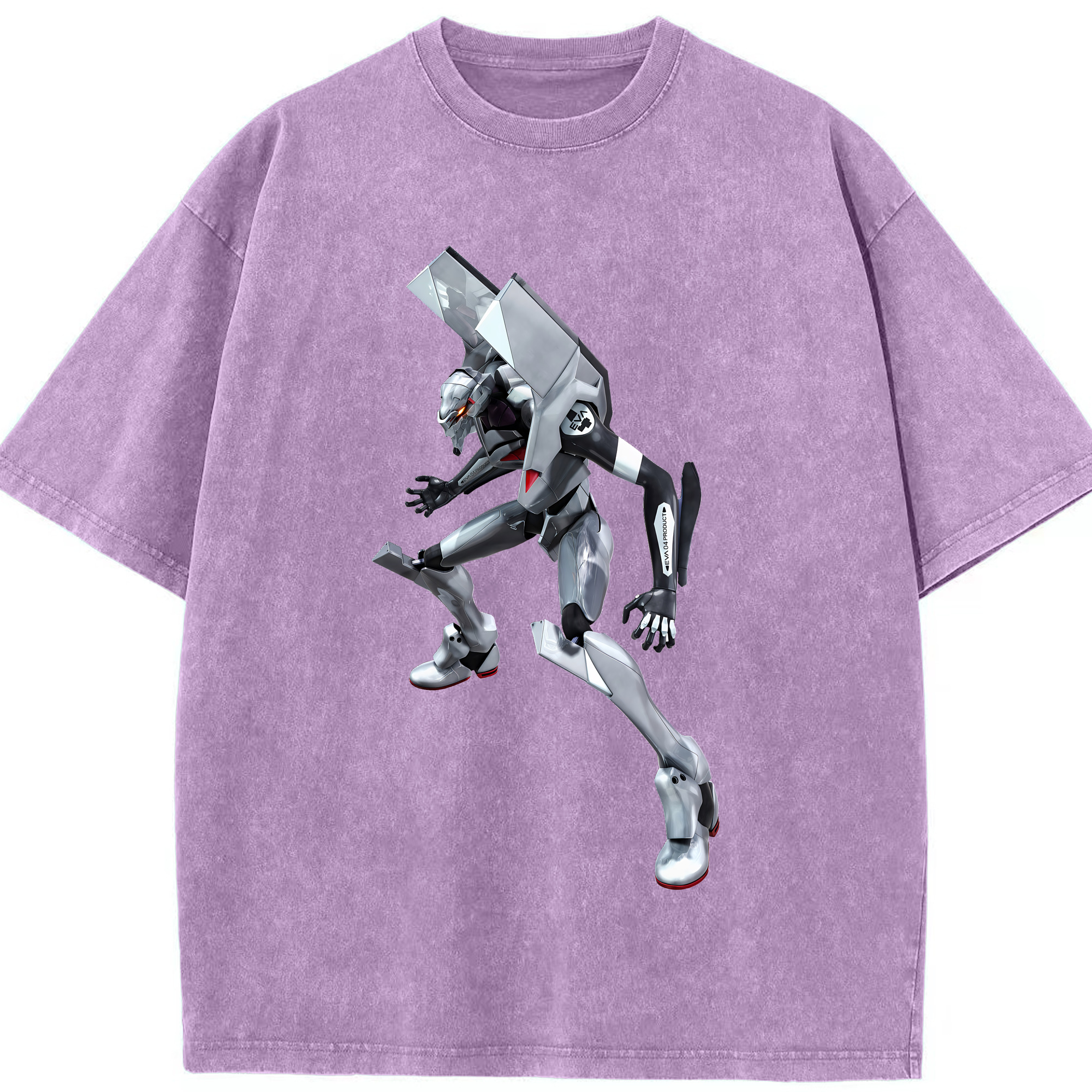 （画像用） EVA 新世紀エヴァンゲリオン 綿100% ヴィンテージ風 半袖Tシャツ（フロントプリント）