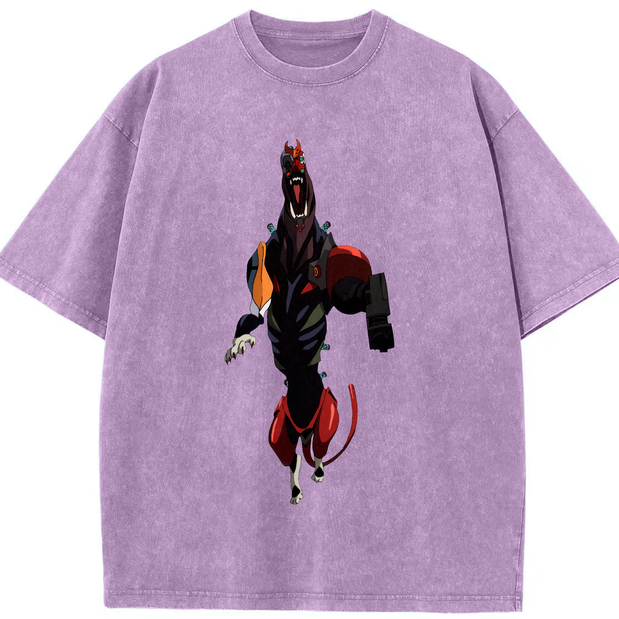 （画像用） EVA 新世紀エヴァンゲリオン 綿100% ヴィンテージ風 半袖Tシャツ（フロントプリント）