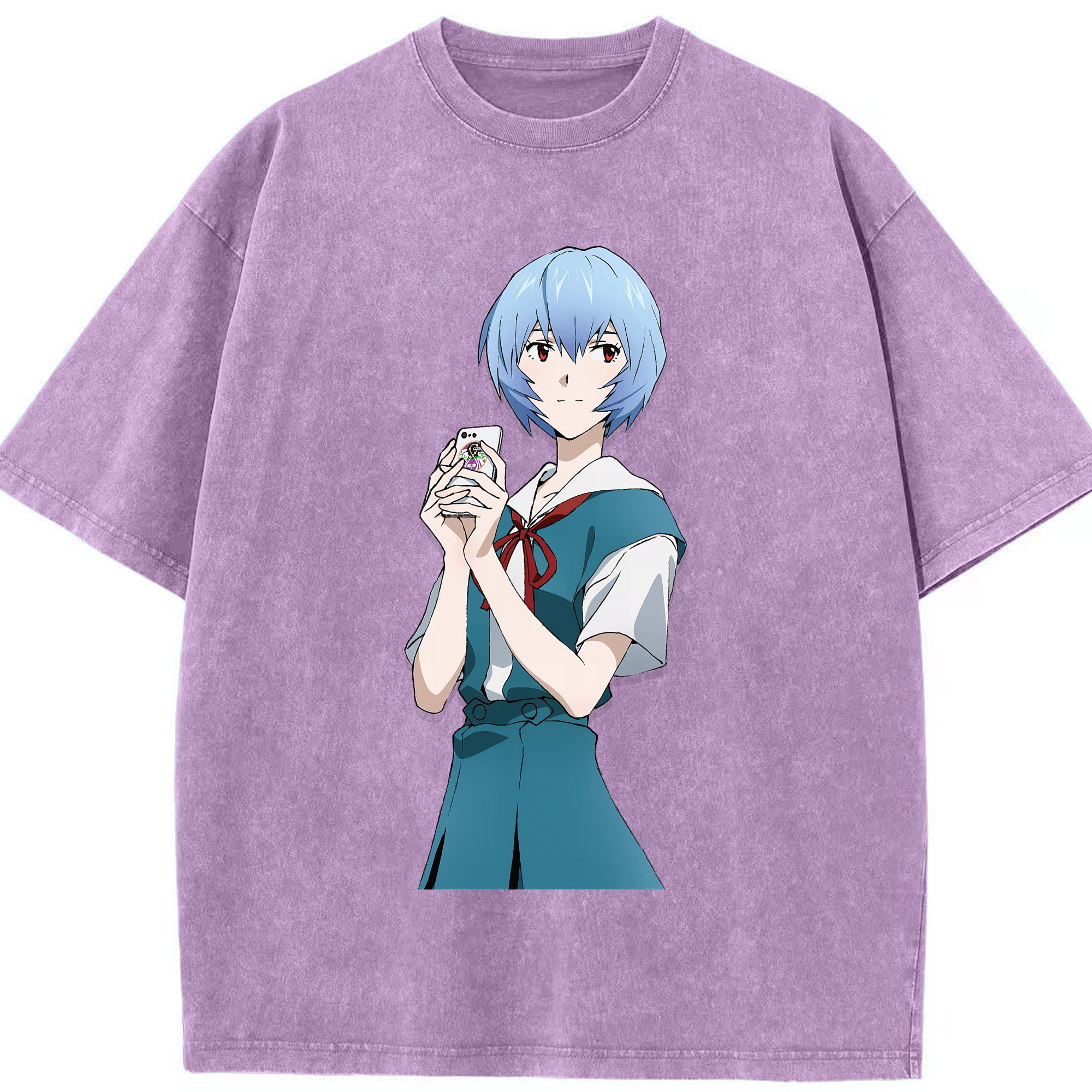 （画像用） EVA 新世紀エヴァンゲリオン 綿100% ヴィンテージ風 半袖Tシャツ（フロントプリント）