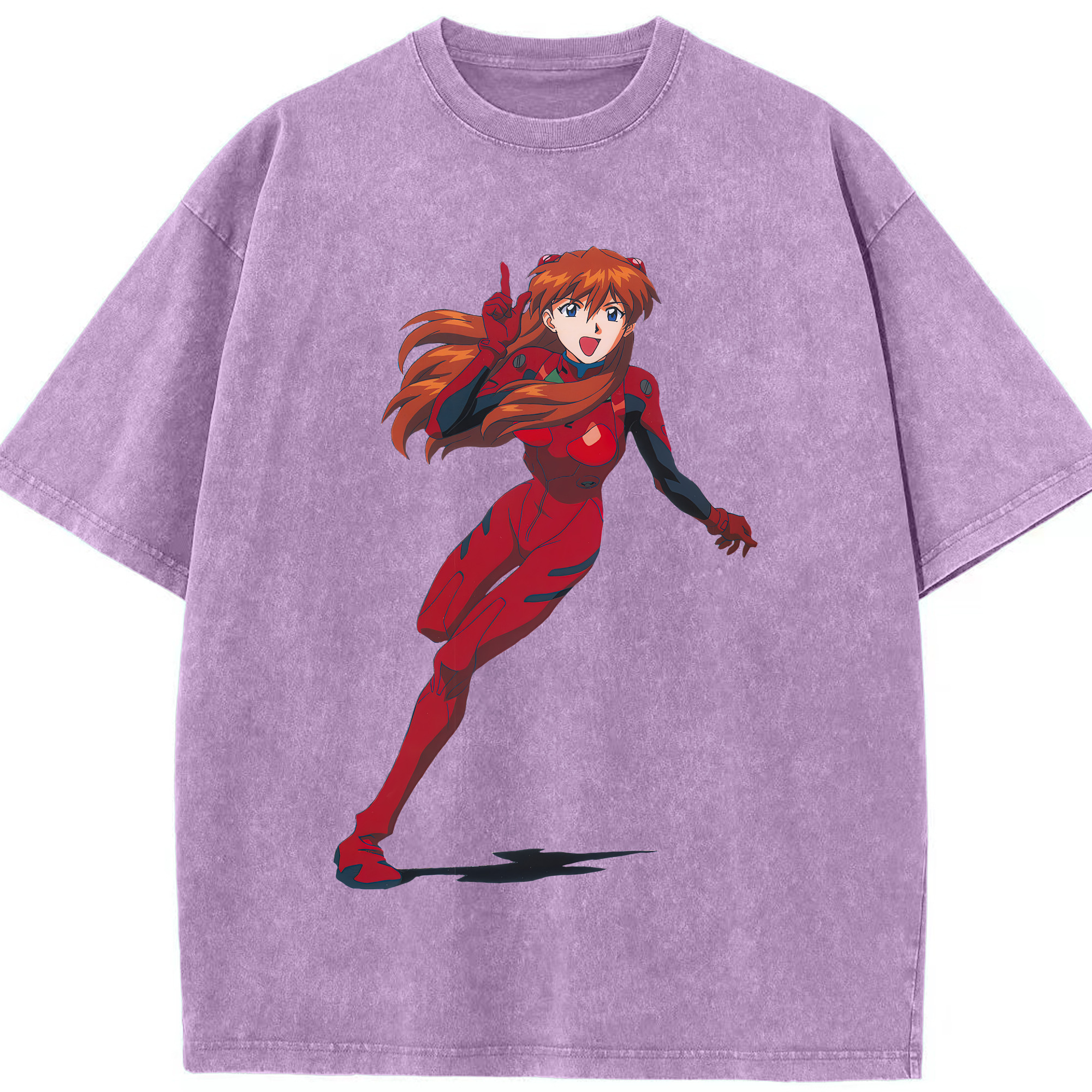 （画像用） EVA 新世紀エヴァンゲリオン 綿100% ヴィンテージ風 半袖Tシャツ（フロントプリント）