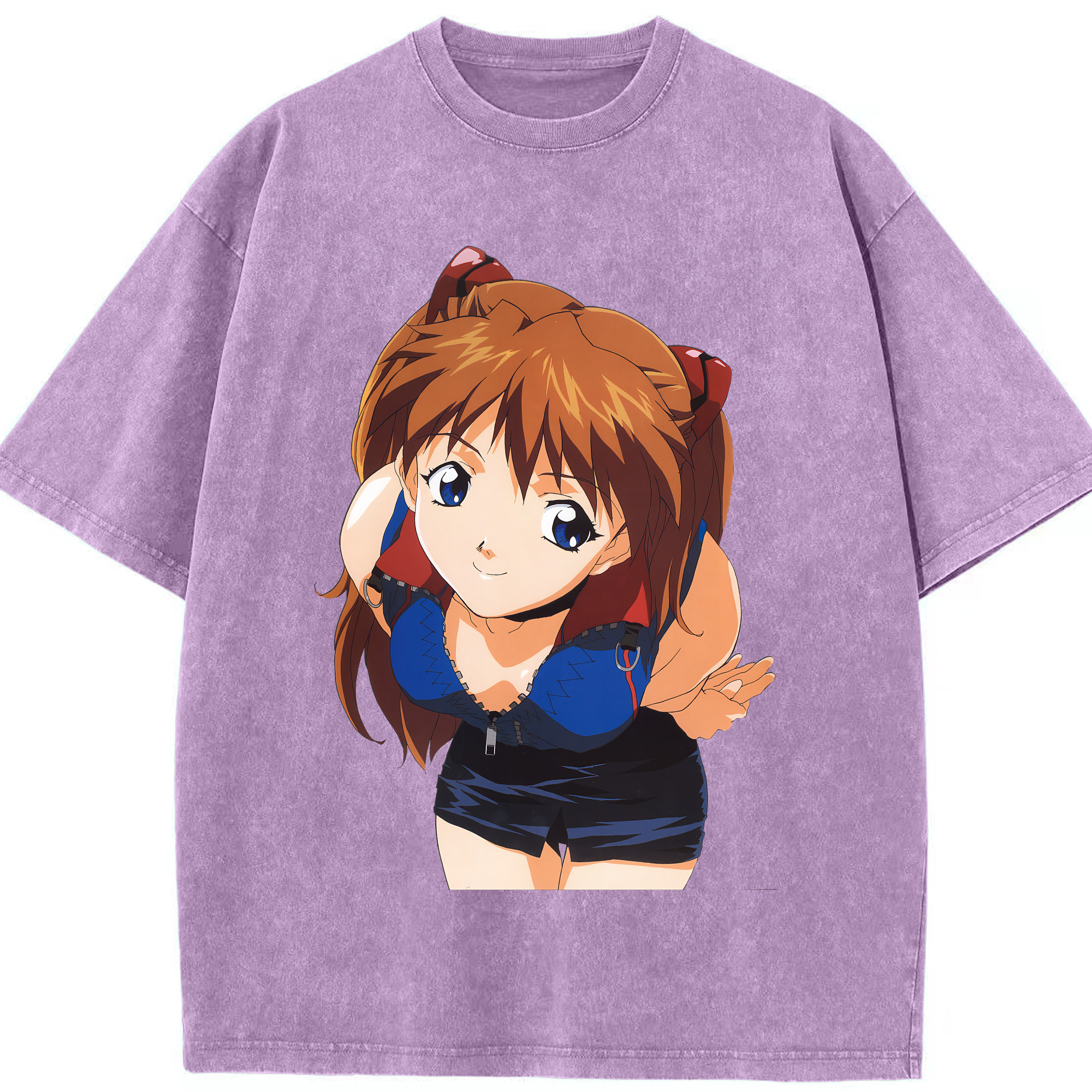 （画像用） EVA 新世紀エヴァンゲリオン 綿100% ヴィンテージ風 半袖Tシャツ（フロントプリント）