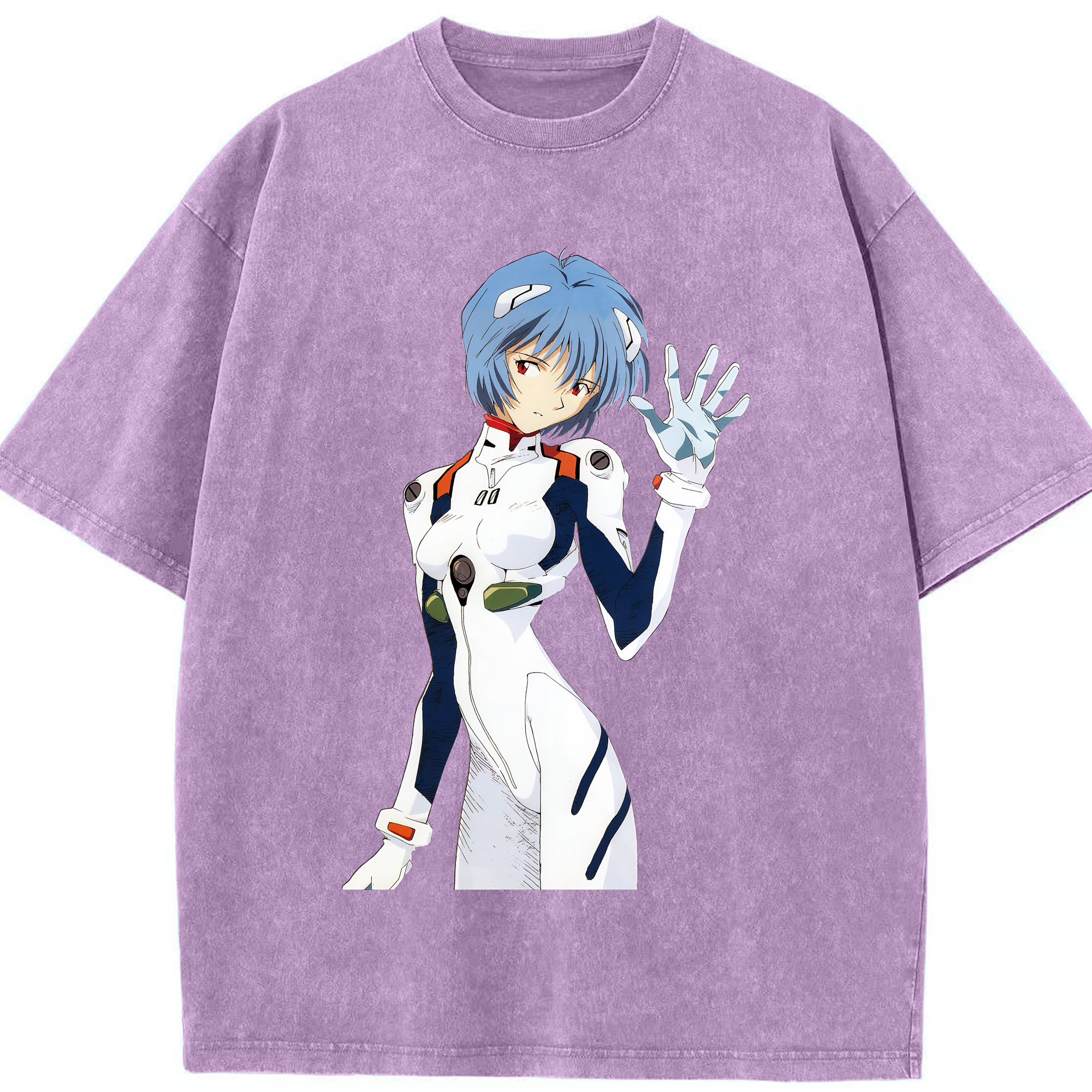 （画像用） EVA 新世紀エヴァンゲリオン 綿100% ヴィンテージ風 半袖Tシャツ（フロントプリント）