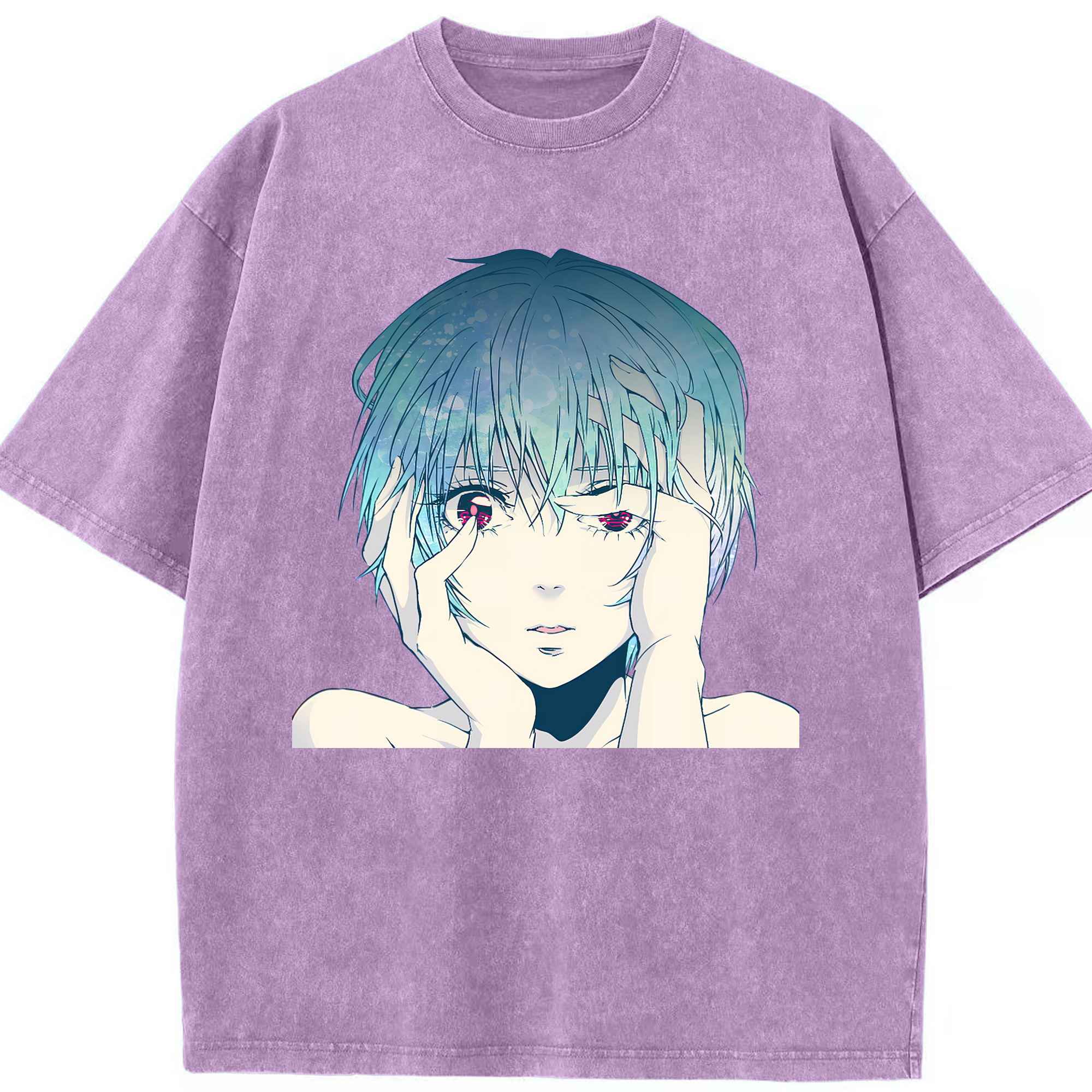 （画像用） EVA 新世紀エヴァンゲリオン 綿100% ヴィンテージ風 半袖Tシャツ（フロントプリント）