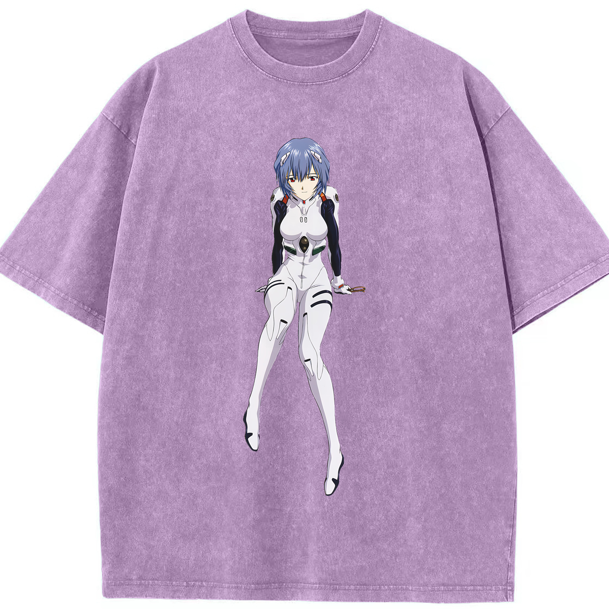 （画像用） EVA 新世紀エヴァンゲリオン 綿100% ヴィンテージ風 半袖Tシャツ（フロントプリント）