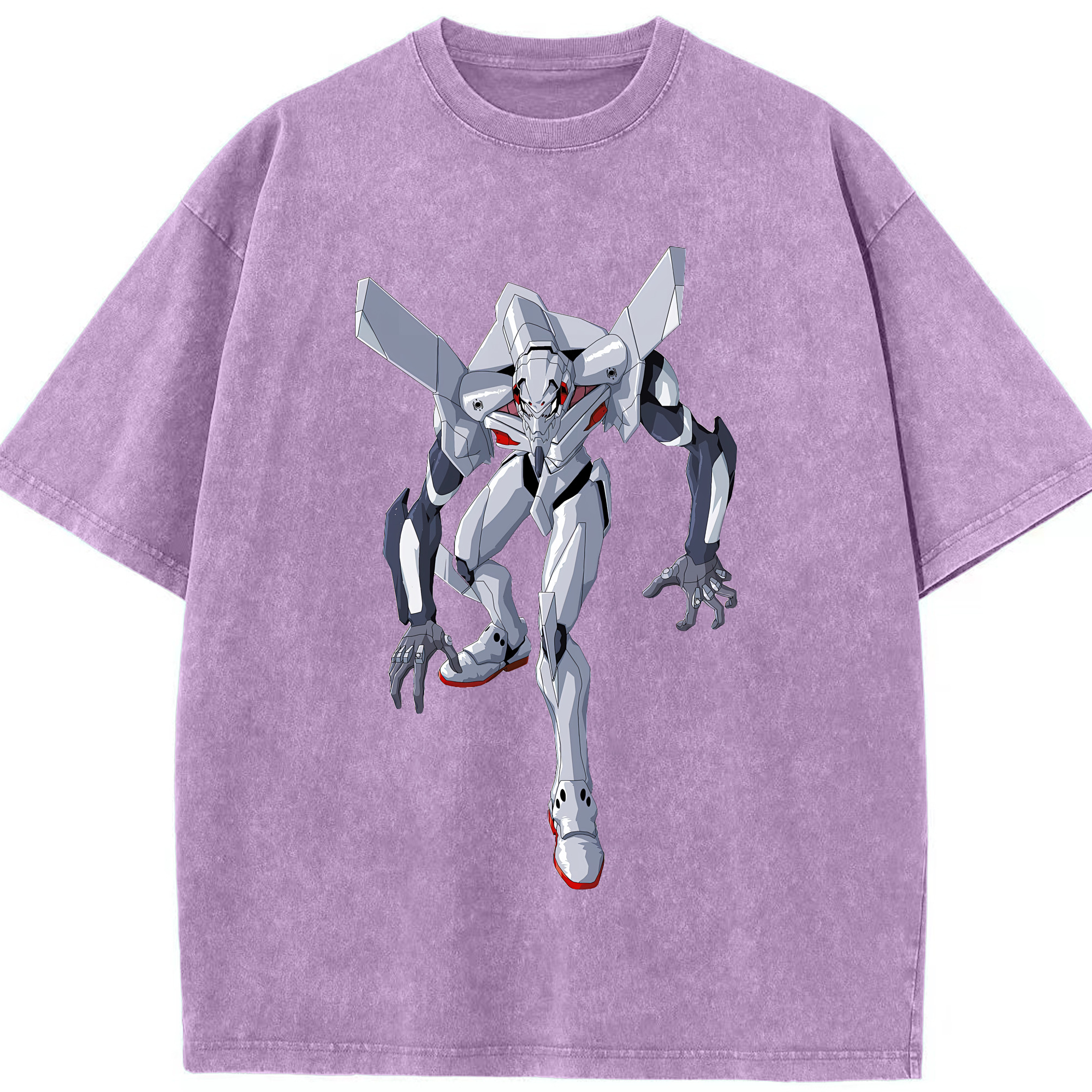 （画像用） EVA 新世紀エヴァンゲリオン 綿100% ヴィンテージ風 半袖Tシャツ（フロントプリント）