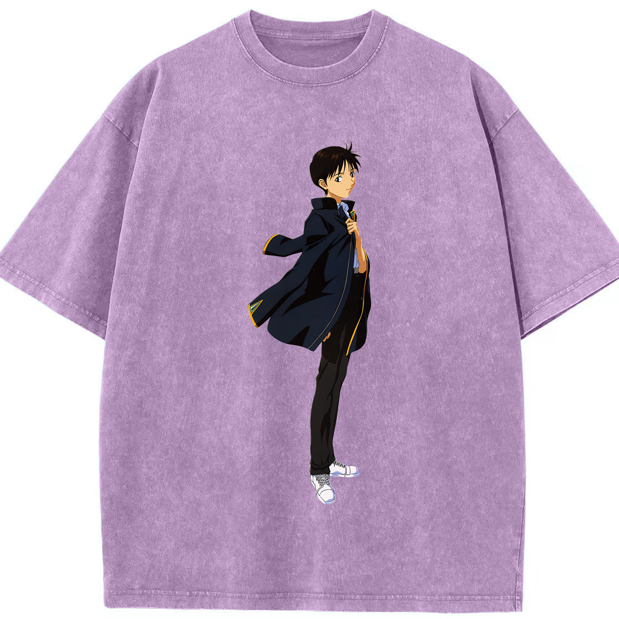 （画像用） EVA 新世紀エヴァンゲリオン 綿100% ヴィンテージ風 半袖Tシャツ（フロントプリント）