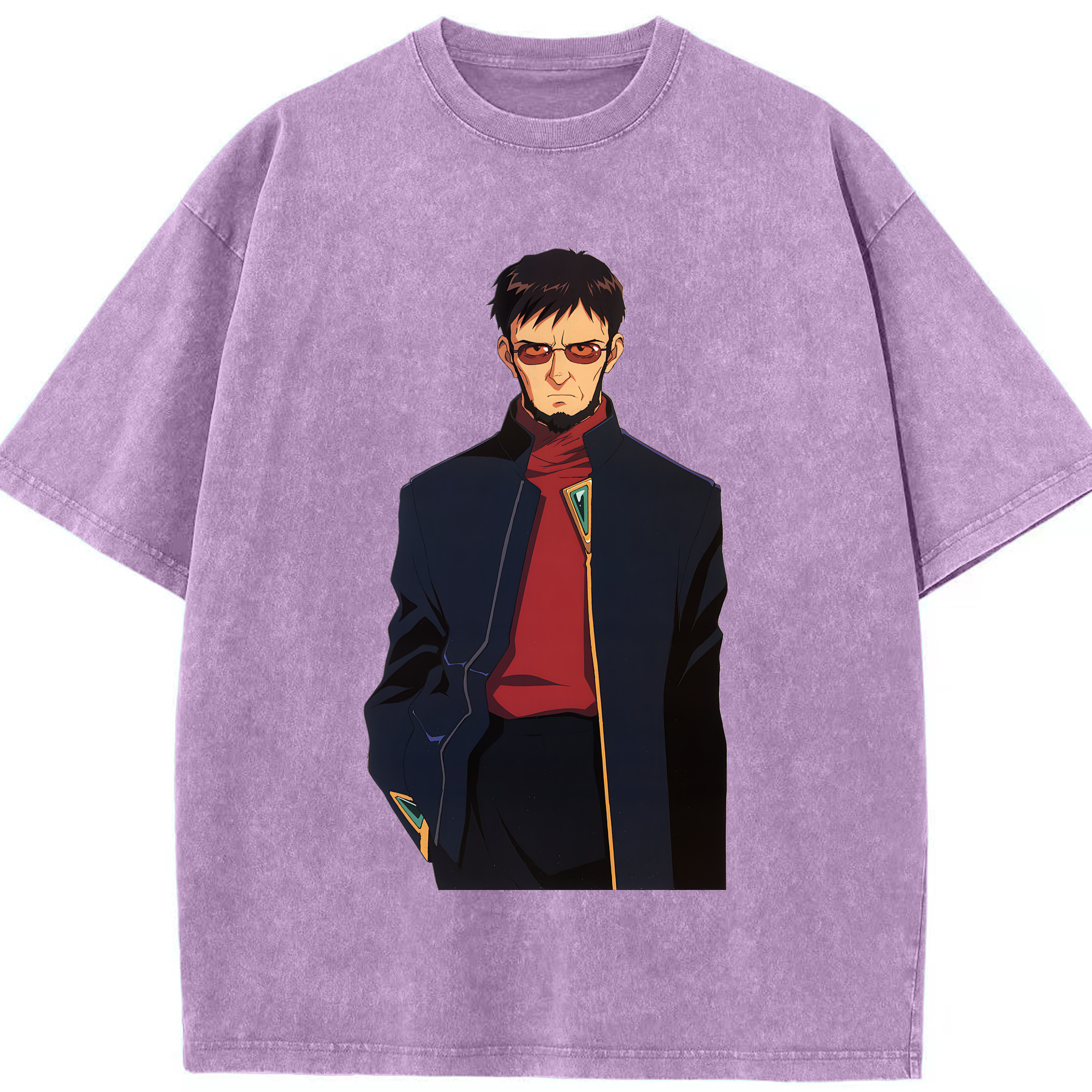 （画像用） EVA 新世紀エヴァンゲリオン 綿100% ヴィンテージ風 半袖Tシャツ（フロントプリント）