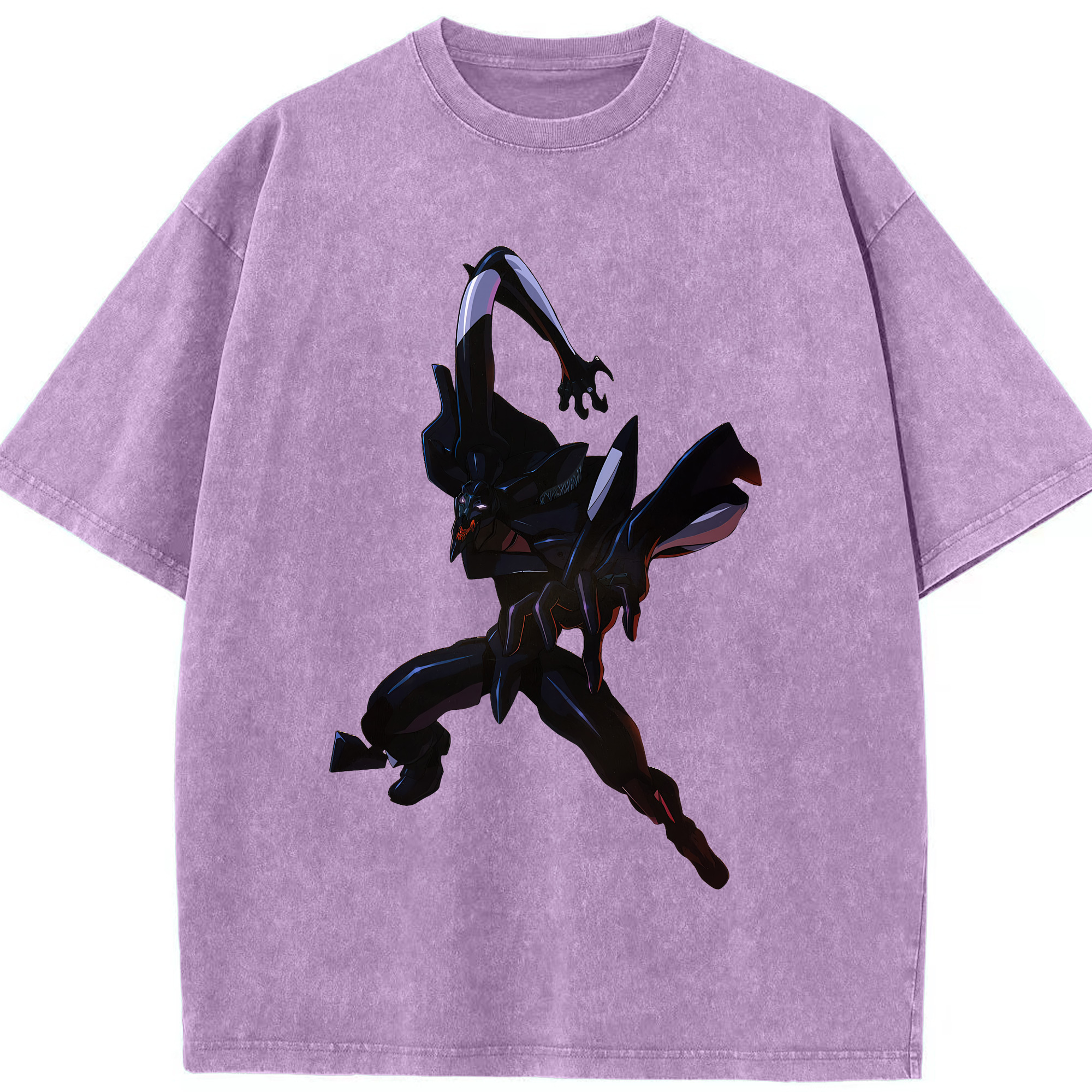 （画像用） EVA 新世紀エヴァンゲリオン 綿100% ヴィンテージ風 半袖Tシャツ（フロントプリント）