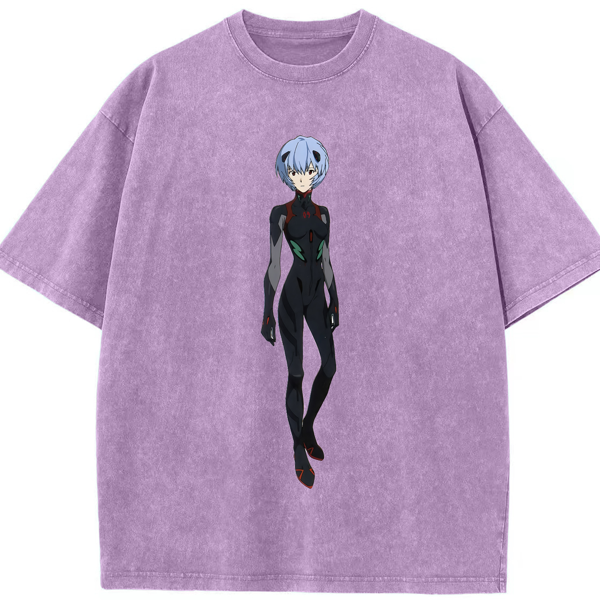 （画像用） EVA 新世紀エヴァンゲリオン 綿100% ヴィンテージ風 半袖Tシャツ（フロントプリント）