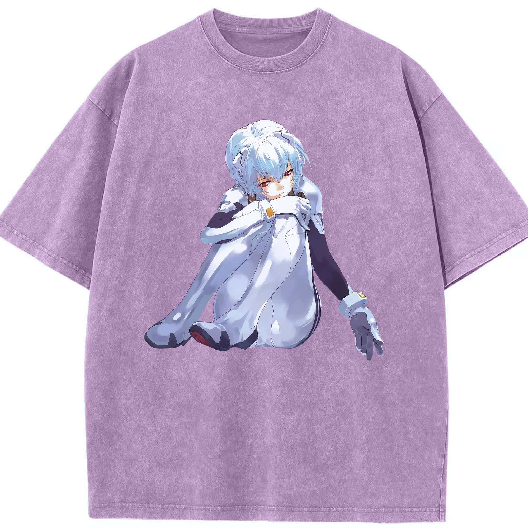 （画像用） EVA 新世紀エヴァンゲリオン 綿100% ヴィンテージ風 半袖Tシャツ（フロントプリント）