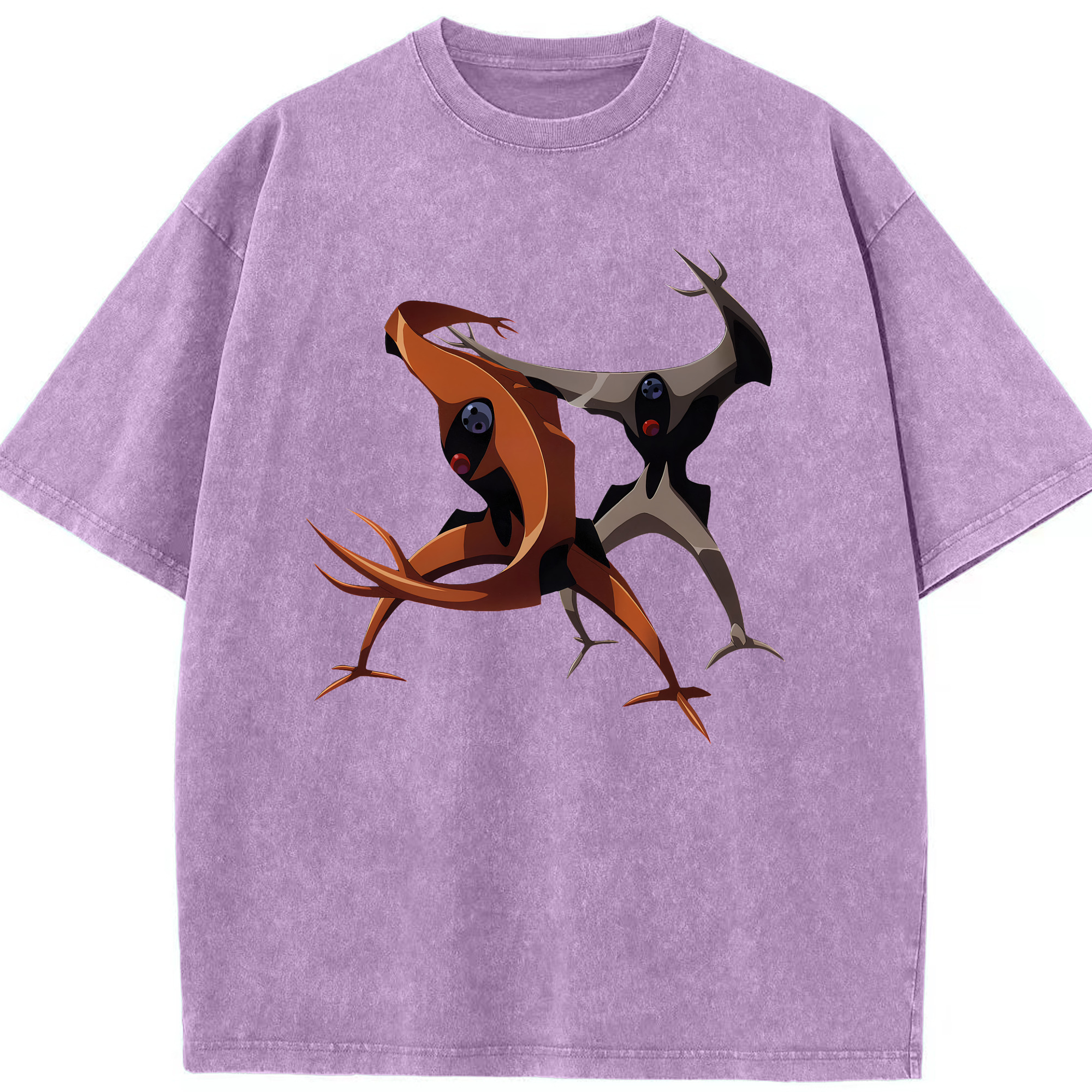 （画像用） EVA 新世紀エヴァンゲリオン 綿100% ヴィンテージ風 半袖Tシャツ（フロントプリント）
