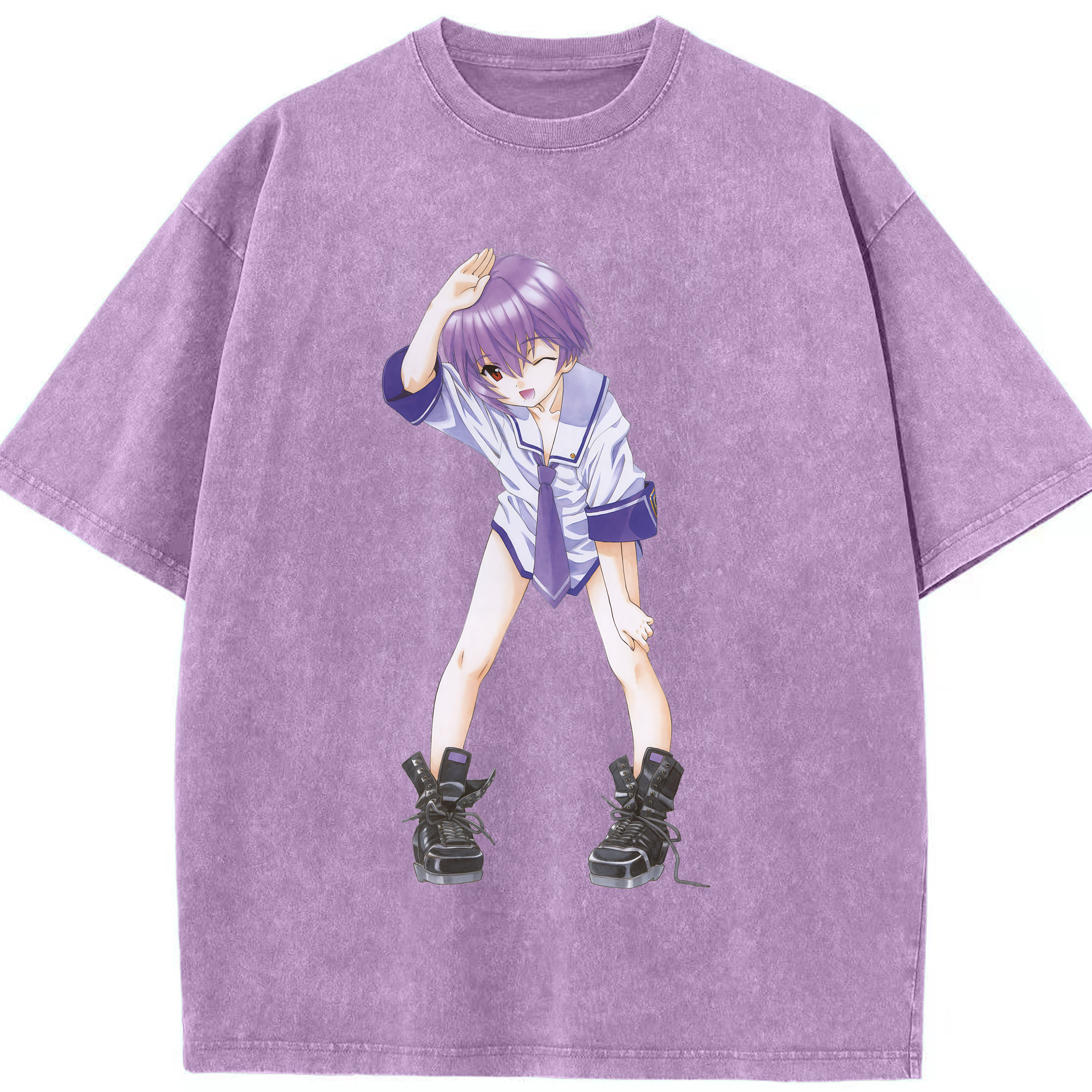 （画像用） EVA 新世紀エヴァンゲリオン 綿100% ヴィンテージ風 半袖Tシャツ（フロントプリント）