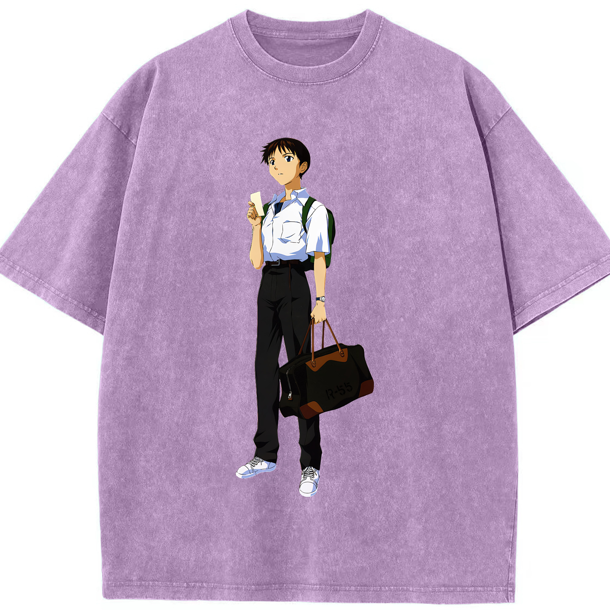 （画像用） EVA 新世紀エヴァンゲリオン 綿100% ヴィンテージ風 半袖Tシャツ（フロントプリント）