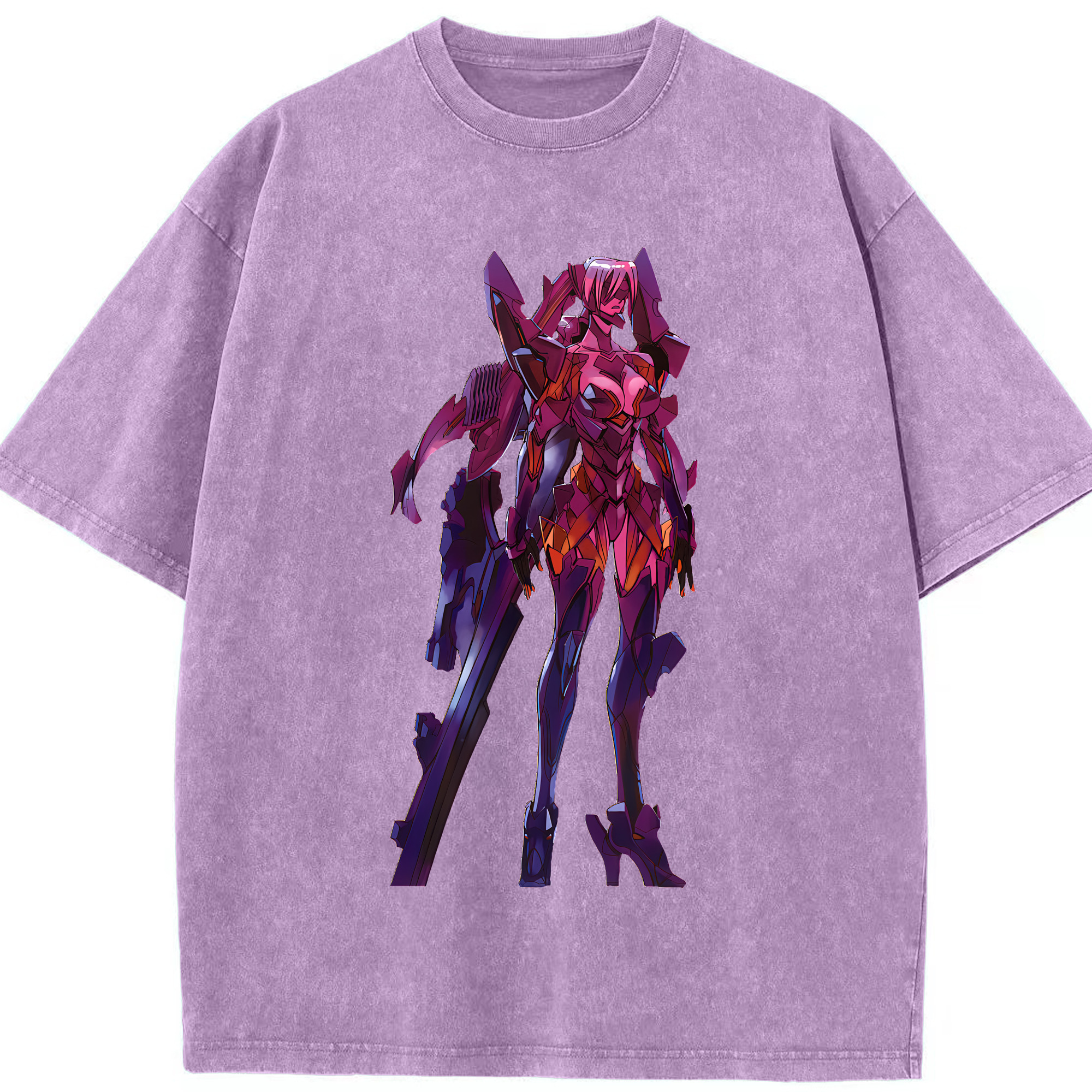 （画像用） EVA 新世紀エヴァンゲリオン 綿100% ヴィンテージ風 半袖Tシャツ（フロントプリント）