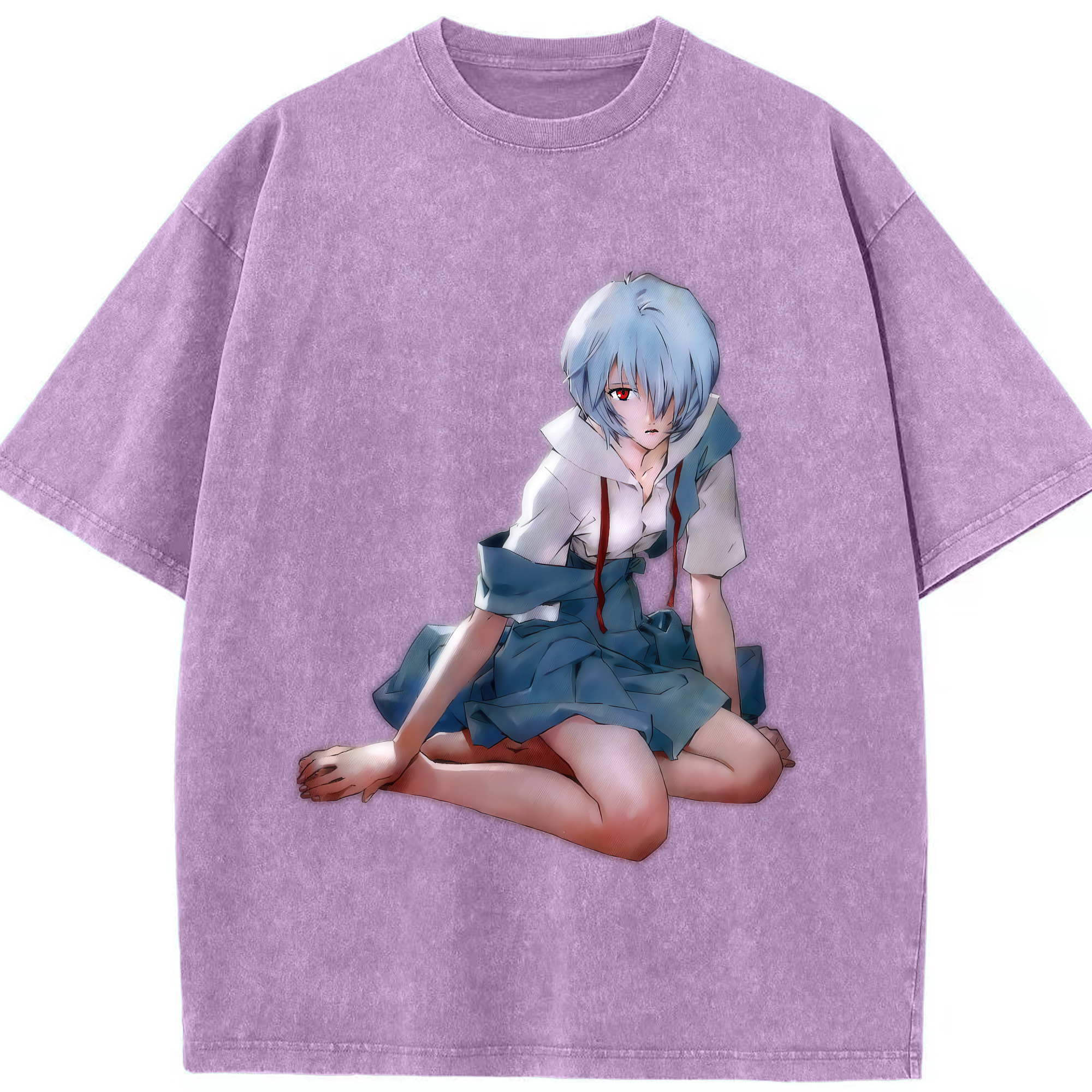 （画像用） EVA 新世紀エヴァンゲリオン 綿100% ヴィンテージ風 半袖Tシャツ（フロントプリント）