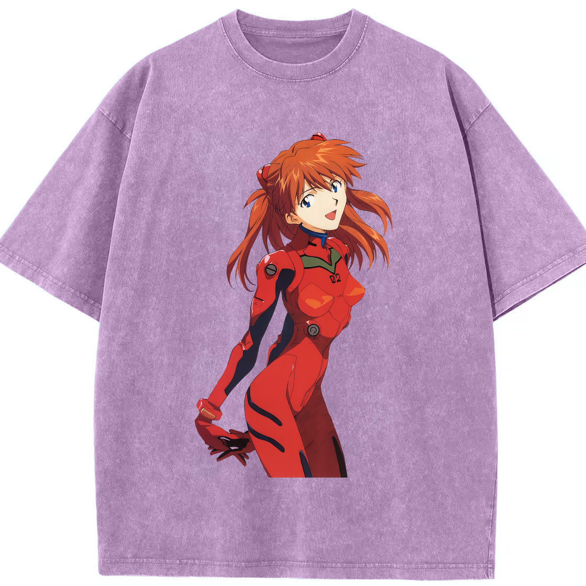（画像用） EVA 新世紀エヴァンゲリオン 綿100% ヴィンテージ風 半袖Tシャツ（フロントプリント）